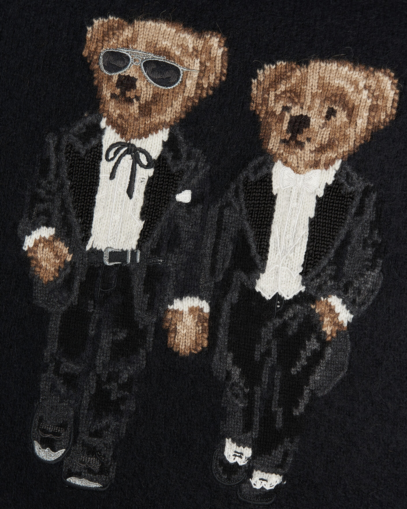 Mies | Kotiin | Ralph Lauren Home | Ralph & Ricky Bear Wool/Alpaca Pillow Black
