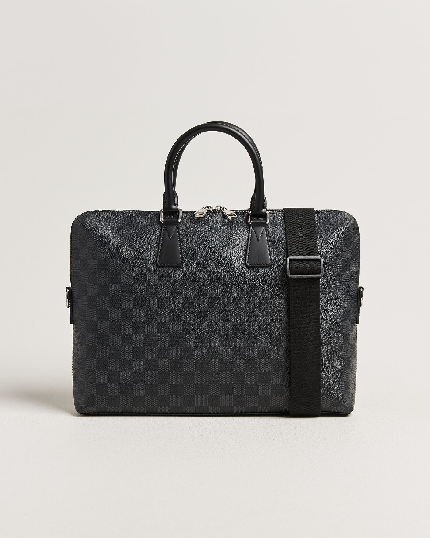 Mies | Pre-Owned & Vintage Bags | Louis Vuitton Pre-Owned | Porte Documents Bag Damier Graphite