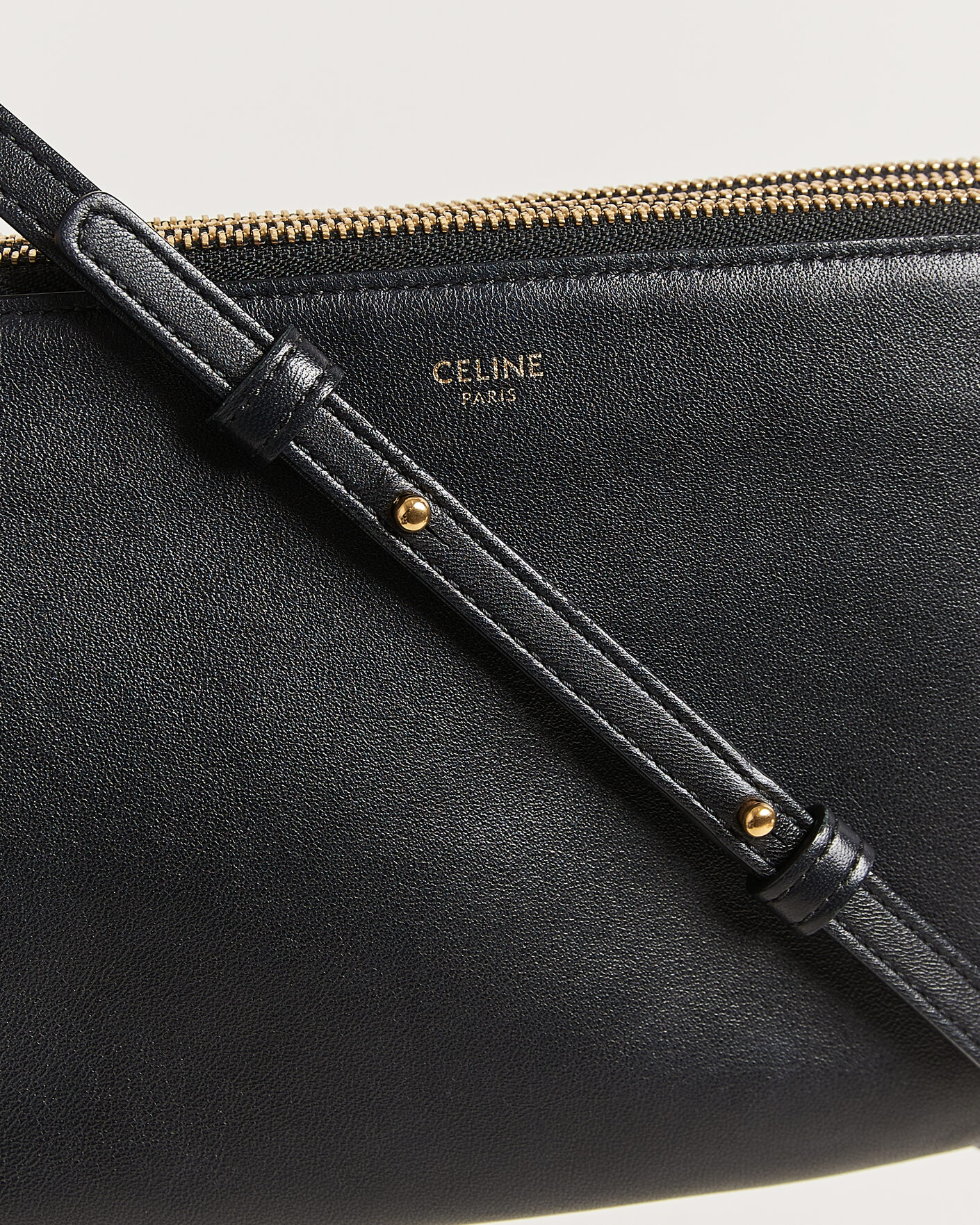 Mies | Pre-Owned & Vintage Bags | Celine Pre-Owned | Trio Bag Small Leather Black