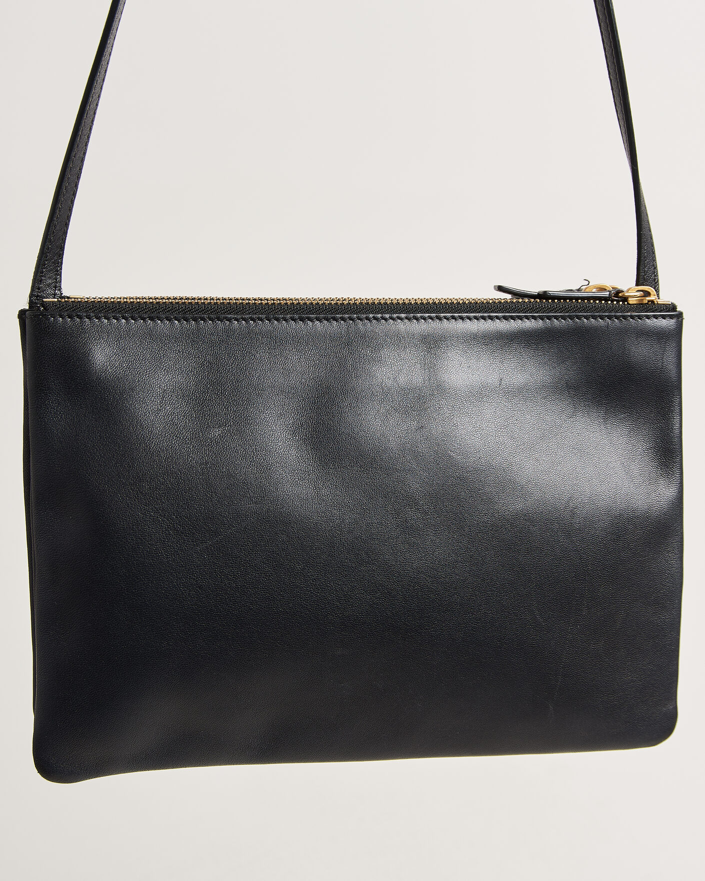 Mies | Pre-Owned & Vintage Bags | Celine Pre-Owned | Trio Bag Medium Leather Black
