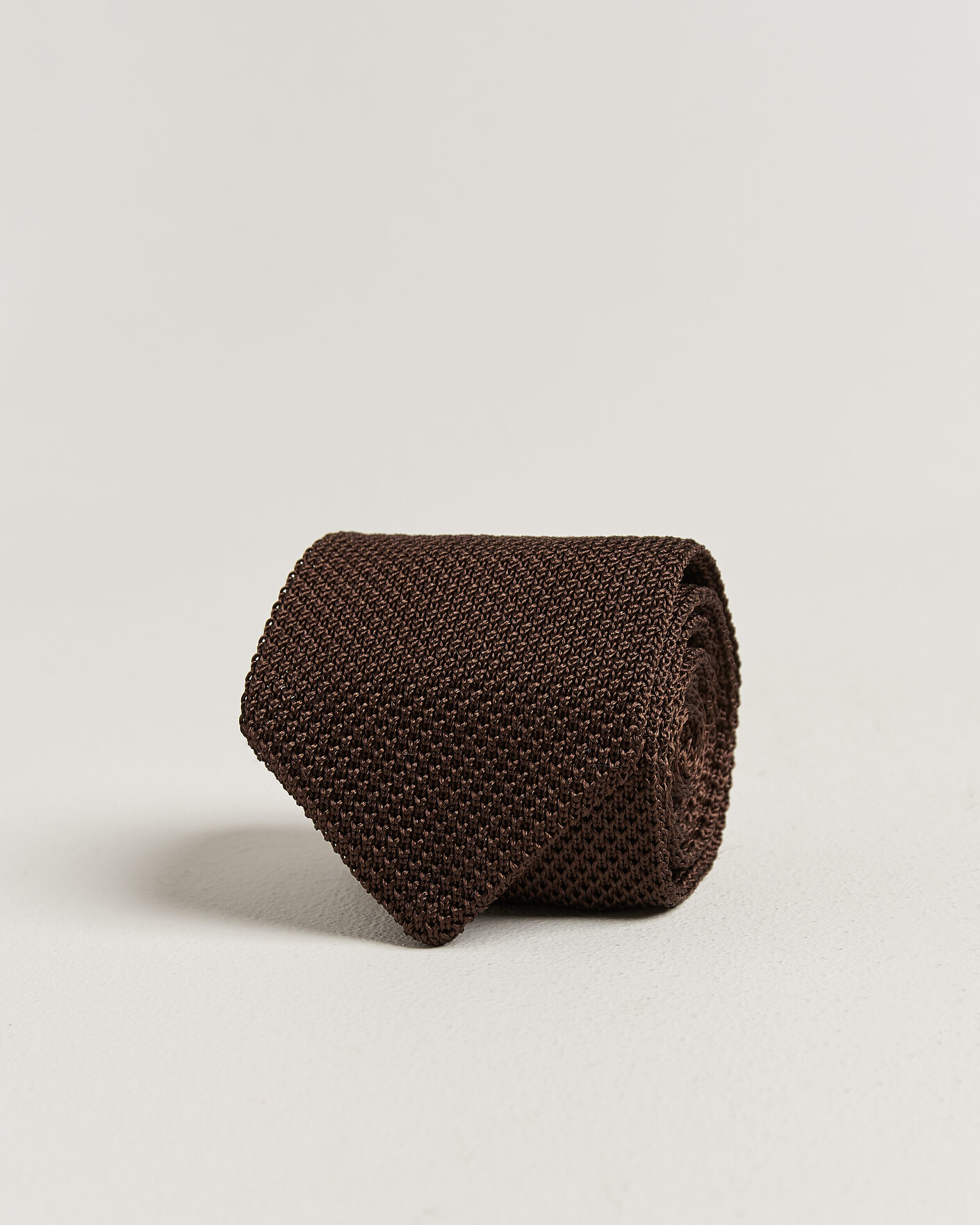 Mies | Solmiot | Gant | Silk Knitted Tie Shadow Brown