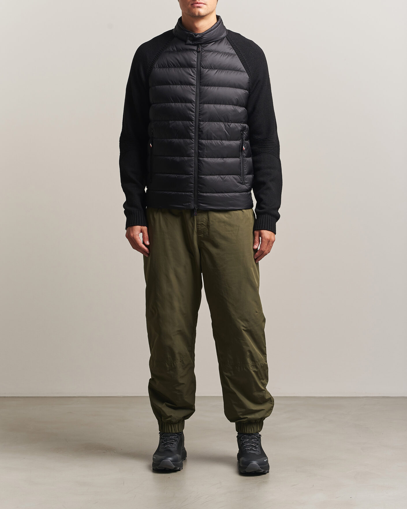 Mies | Takit | Moncler Grenoble | Padded Hybrid Cardigan Black