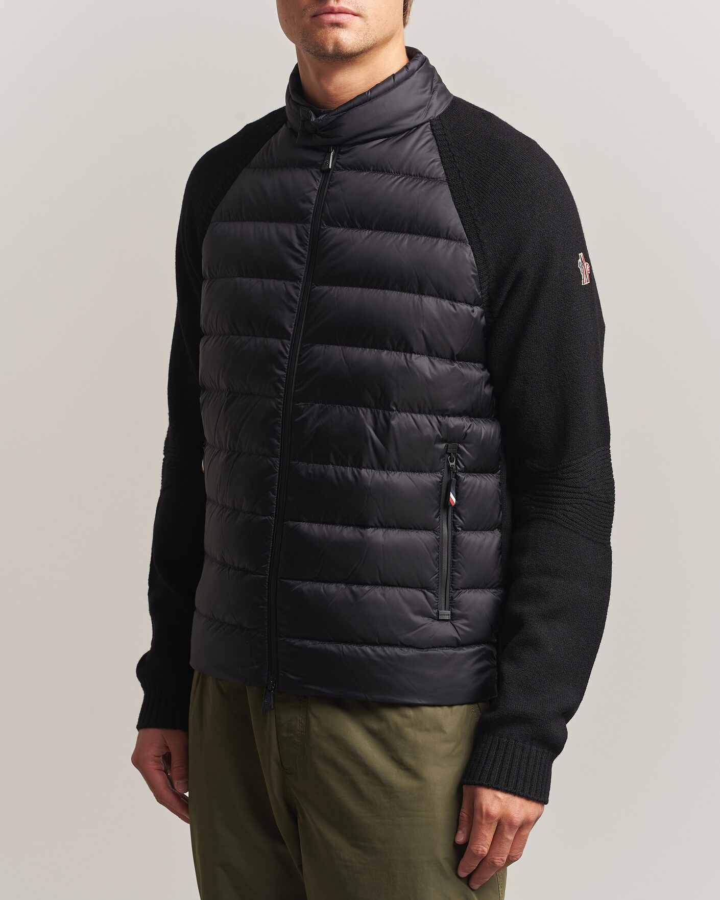 Mies | Takit | Moncler Grenoble | Padded Hybrid Cardigan Black