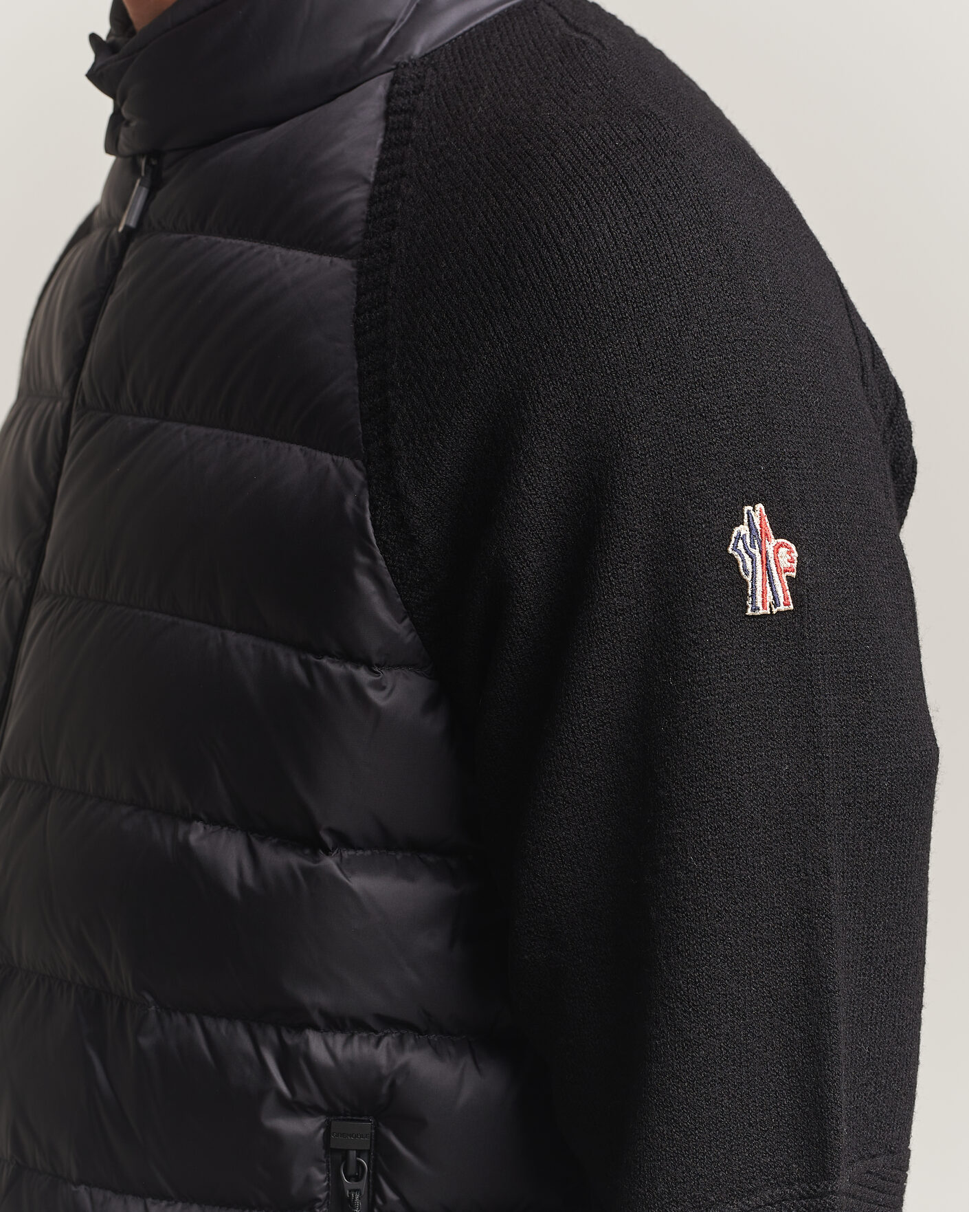 Mies | Takit | Moncler Grenoble | Padded Hybrid Cardigan Black