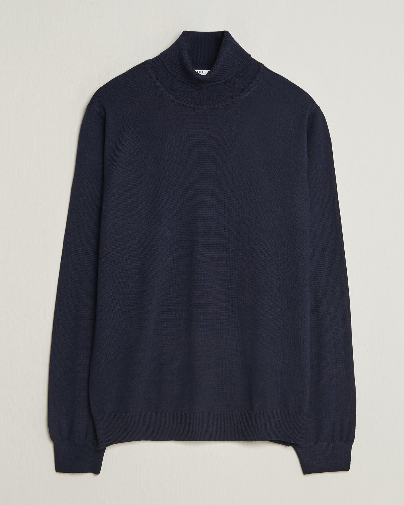 Mies | Puserot | Filippa K | Merino Knitted Turtleneck Navy