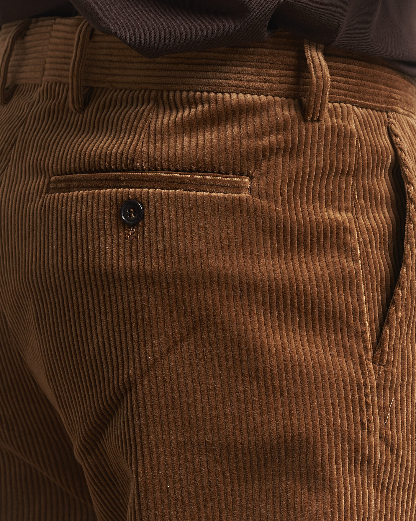 Mies | Housut | Filippa K | Julian Corduroy Chino Trousers Tobacco
