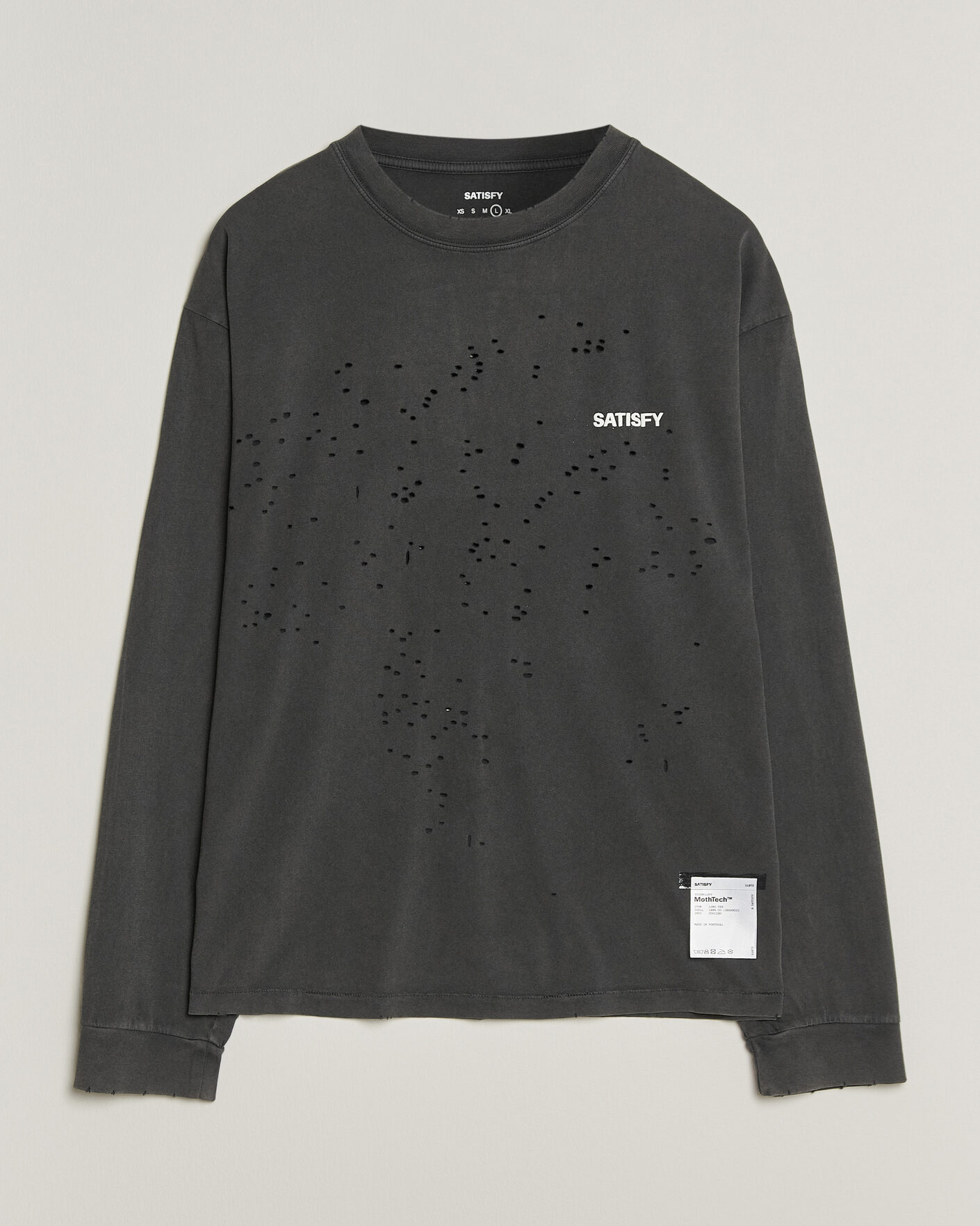 Mies | T-paidat | Satisfy | MothTech Long Sleeve T-Shirt Aged Black