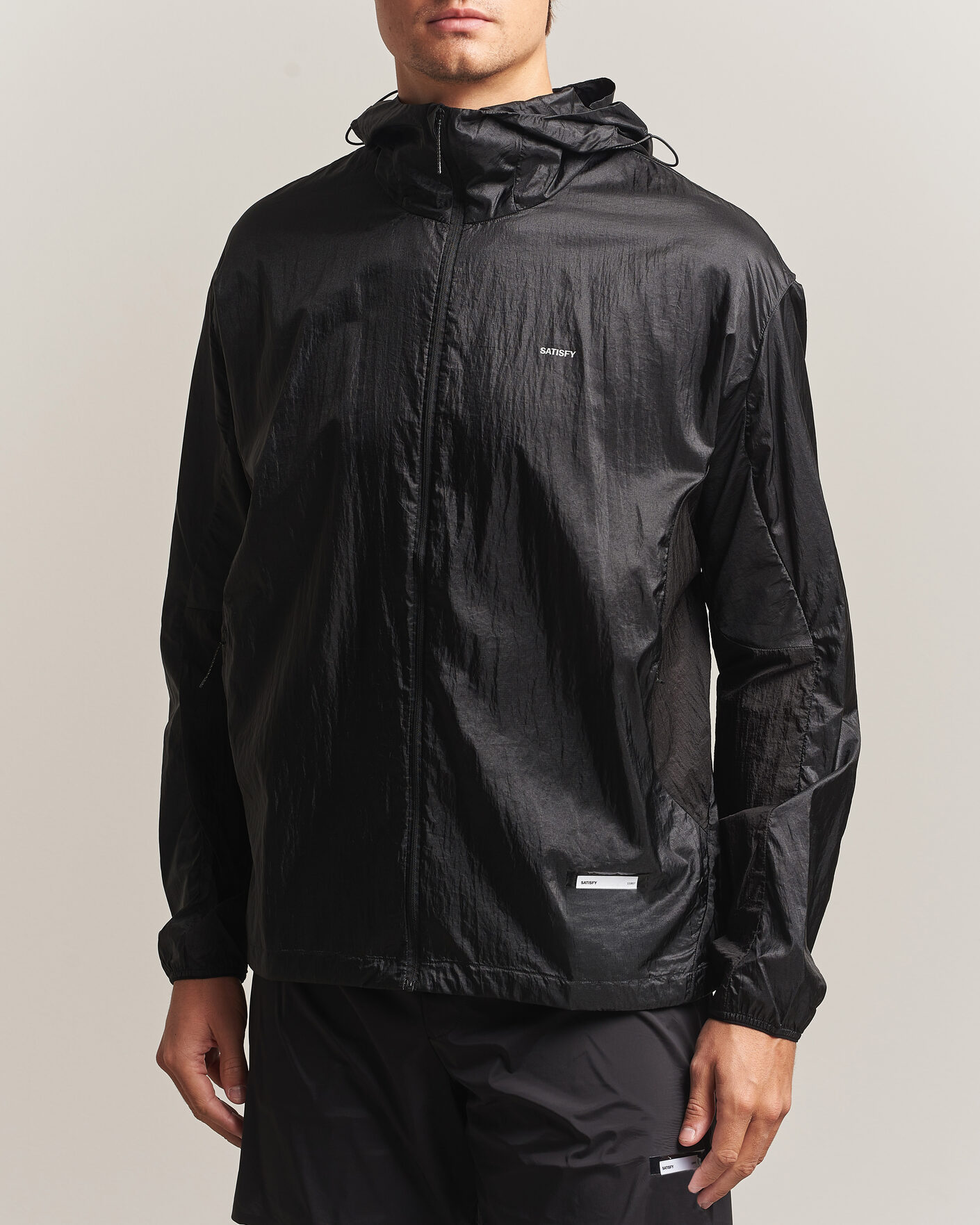 Mies | Takit | Satisfy | Pertex Diamond Fuse Windbreaker Black