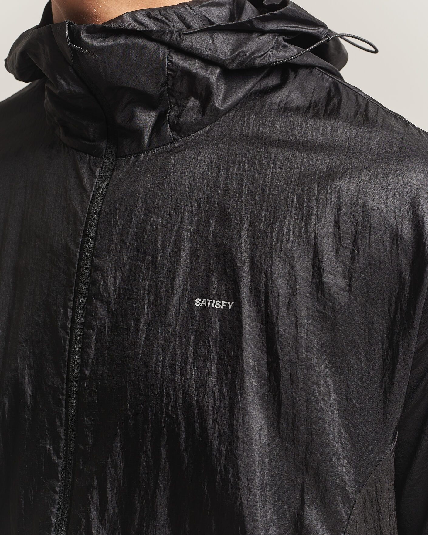 Mies | Takit | Satisfy | Pertex Diamond Fuse Windbreaker Black
