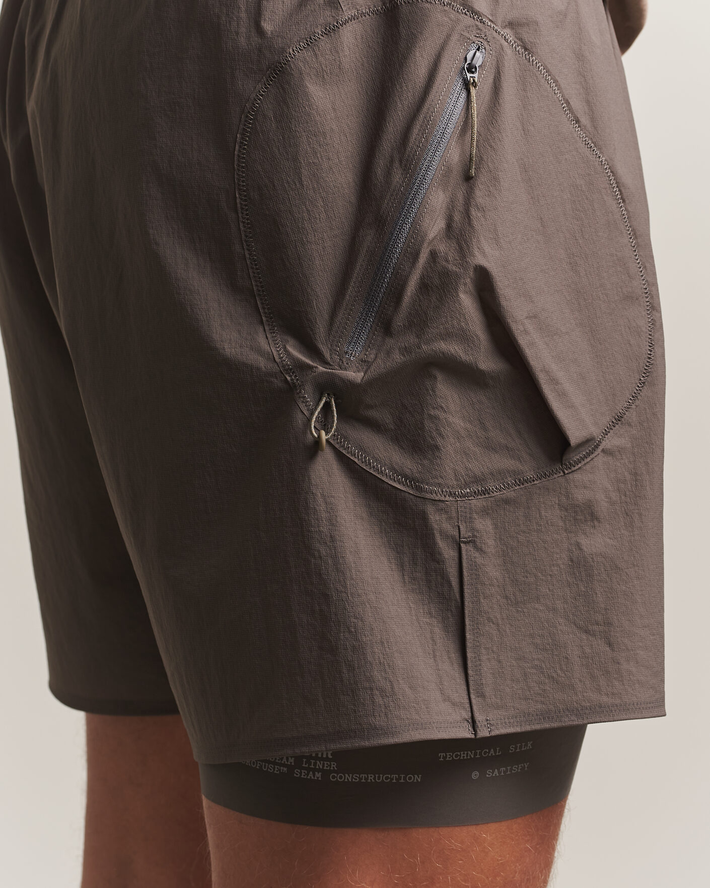 Mies | Shortsit | Satisfy | Rippy Cordura 5 Inch Shorts Subterranean