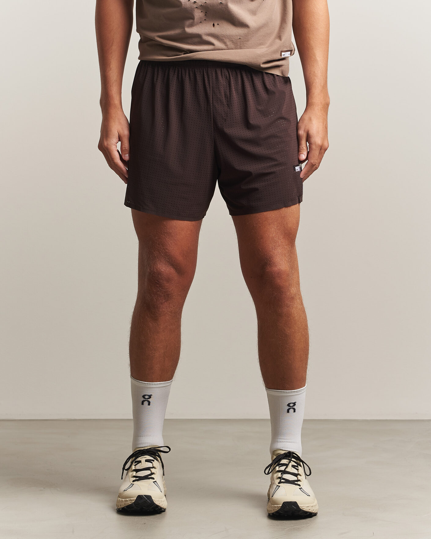 Mies | Shortsit | Satisfy | Space-O 5 Inch Shorts Deep Mahogany