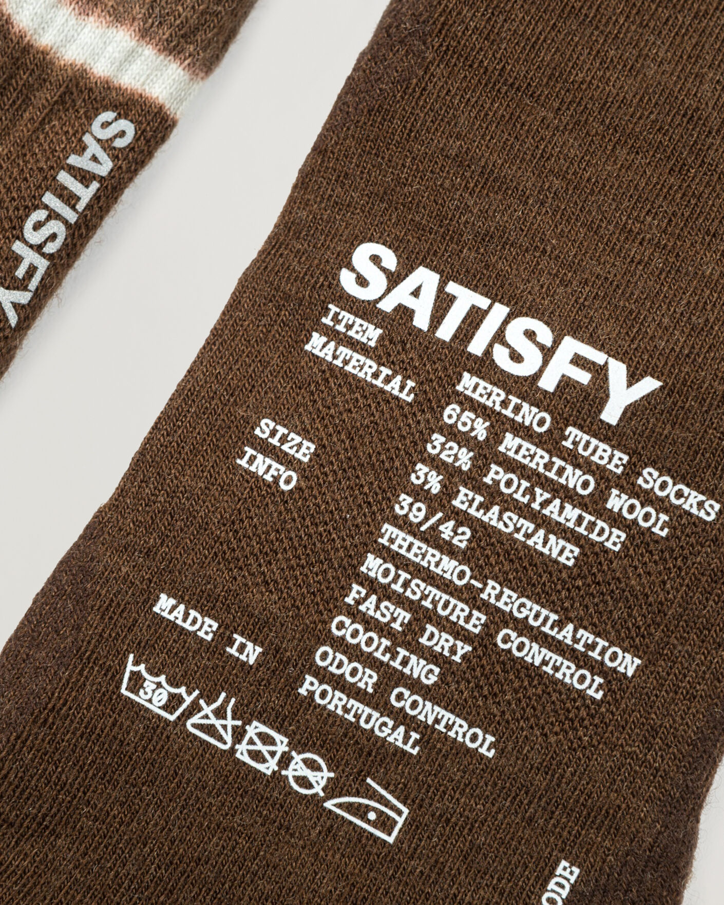 Mies | Alusvaatteet | Satisfy | Merino Nylon Tube Socks Tie Dye Rocky Road
