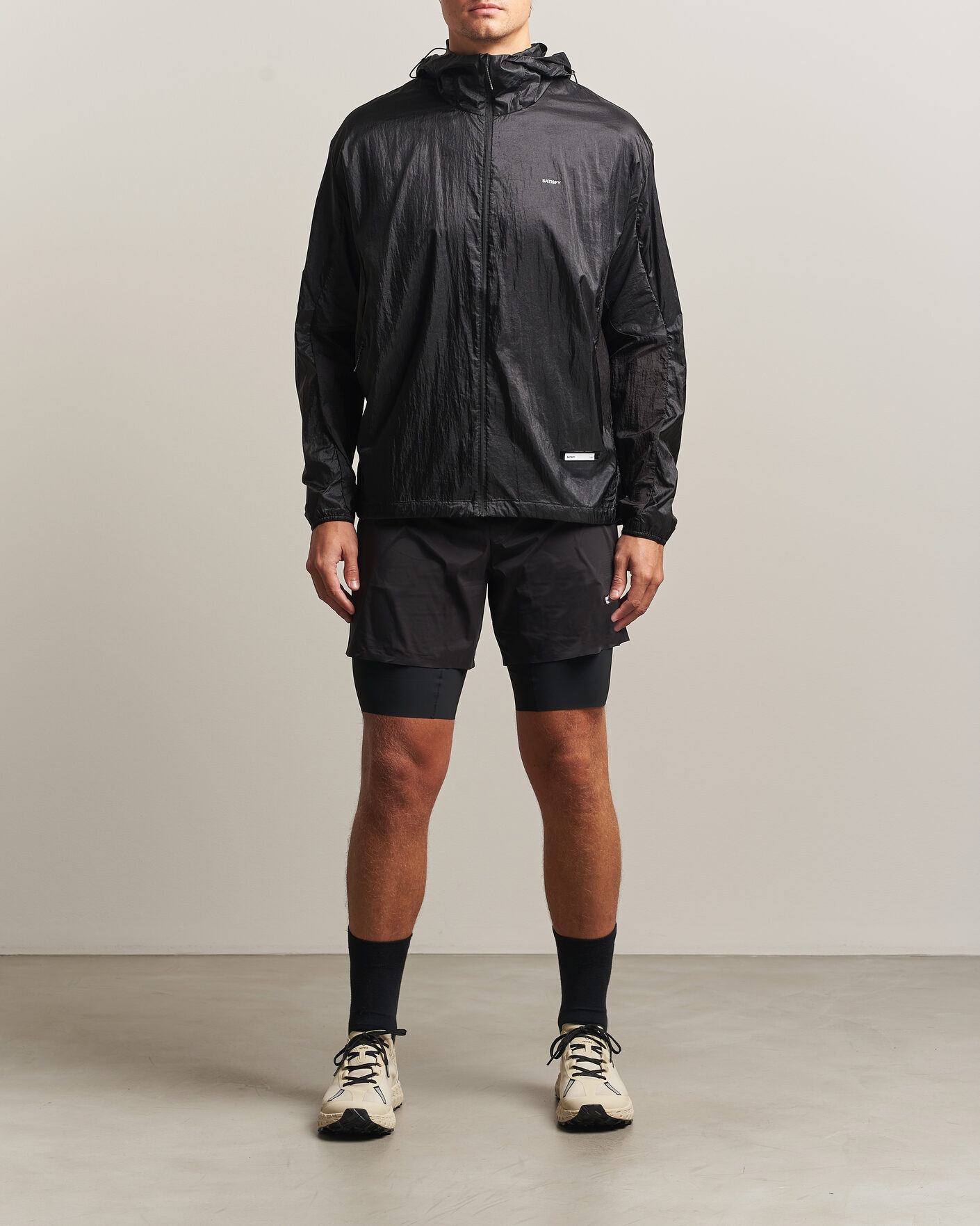 Mies | Shortsit | Satisfy | TechSilk 8 Inch Shorts Black
