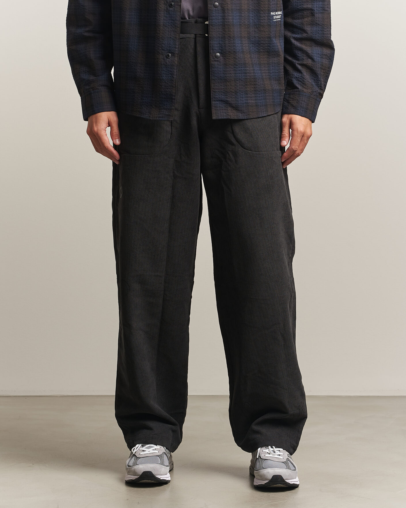 Mies | Housut | Pas Normal Studios | Off-Race Tech Corduroy Pants Black