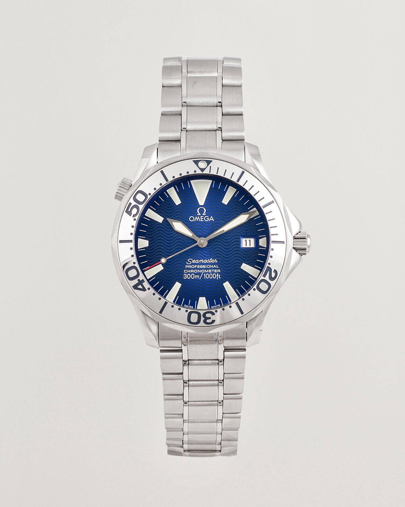 Mies | Pre-Owned & Vintage Watches | Omega Pre-Owned | Seamaster 300M Electric Blue