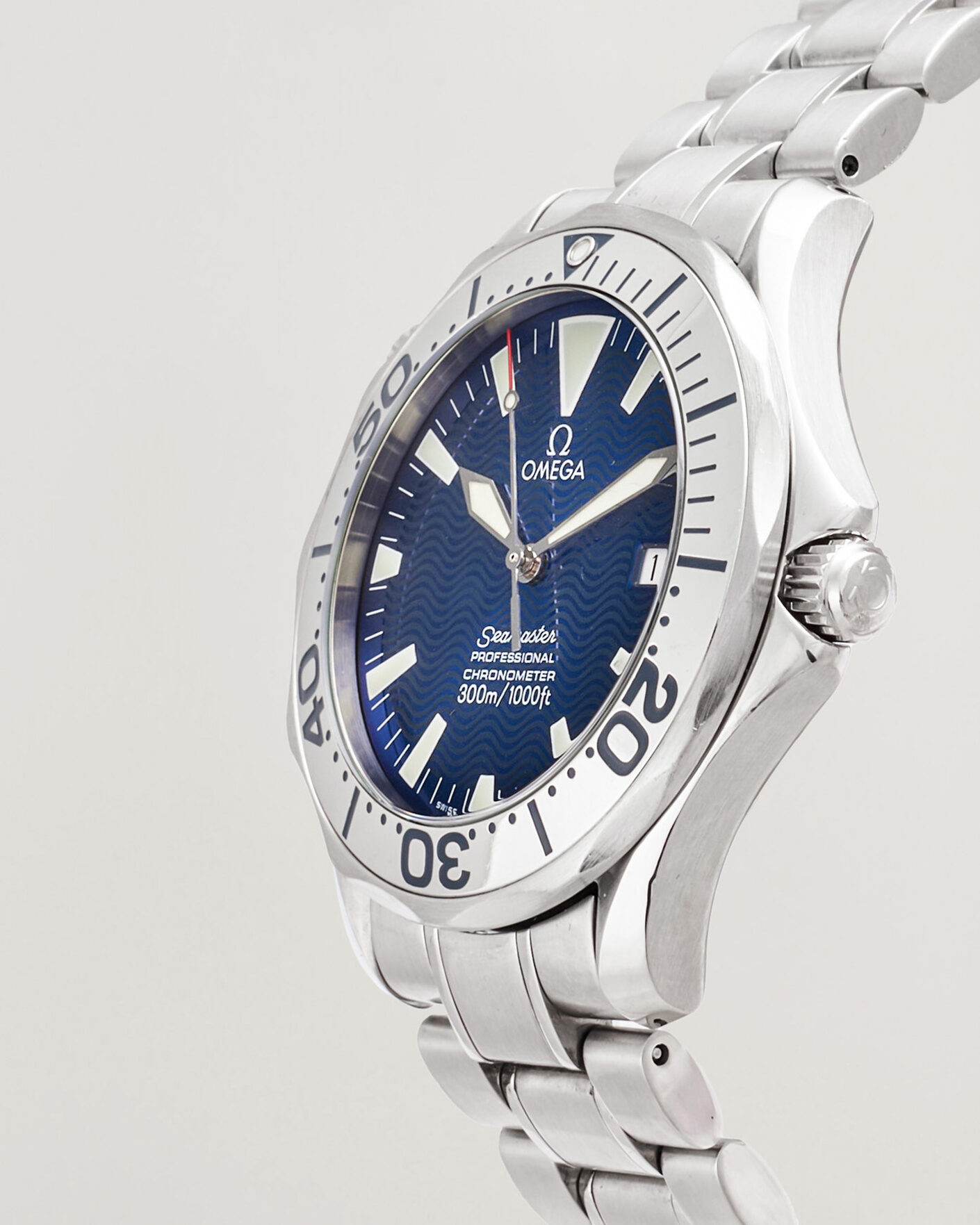 Mies | Pre-Owned & Vintage Watches | Omega Pre-Owned | Seamaster 300M Electric Blue