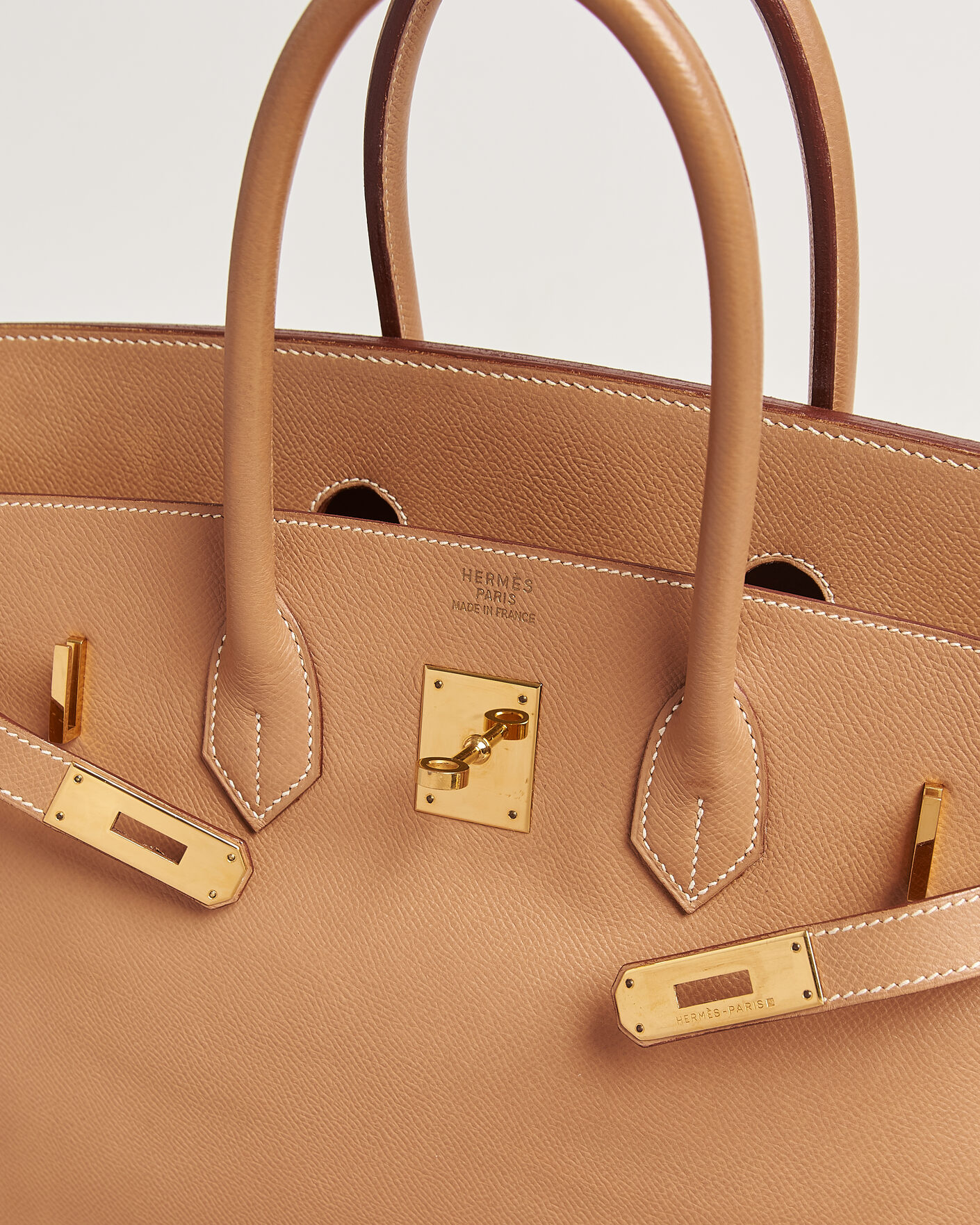 Mies | Pre-Owned & Vintage Bags | Hermès Pre-Owned | Birkin 35 Courchevel Gold