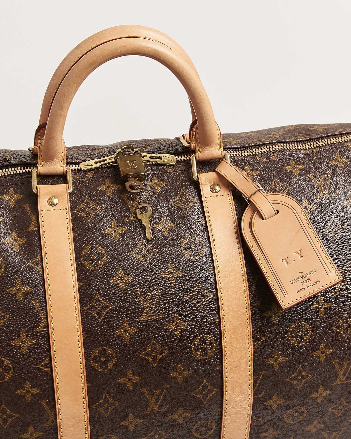 Mies | Pre-Owned & Vintage Bags | Louis Vuitton Pre-Owned | Keepall Bandouliére 55 Monogram