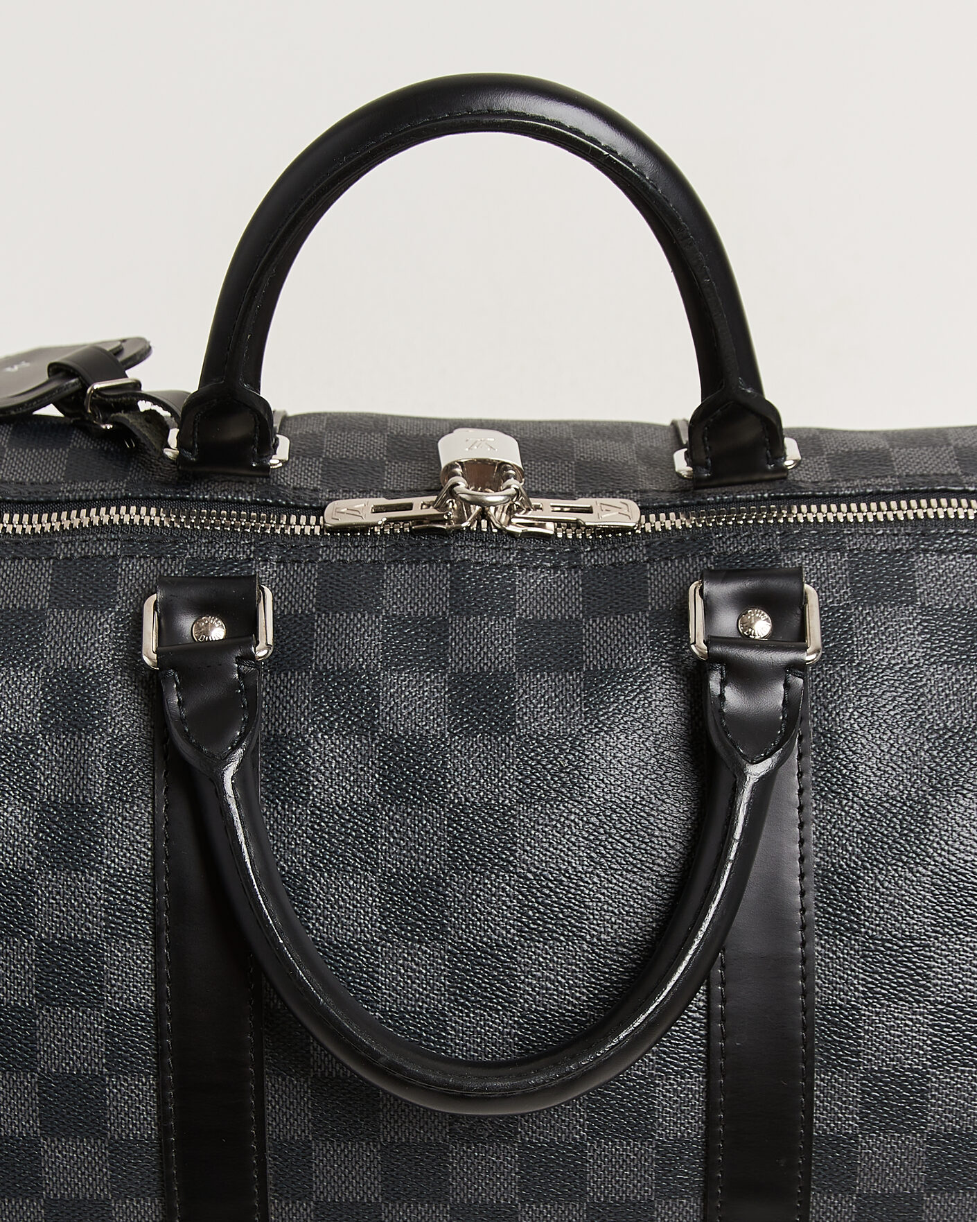 Mies | Pre-Owned & Vintage Bags | Louis Vuitton Pre-Owned | Keepall Bandouliére 55 Damier Graphite