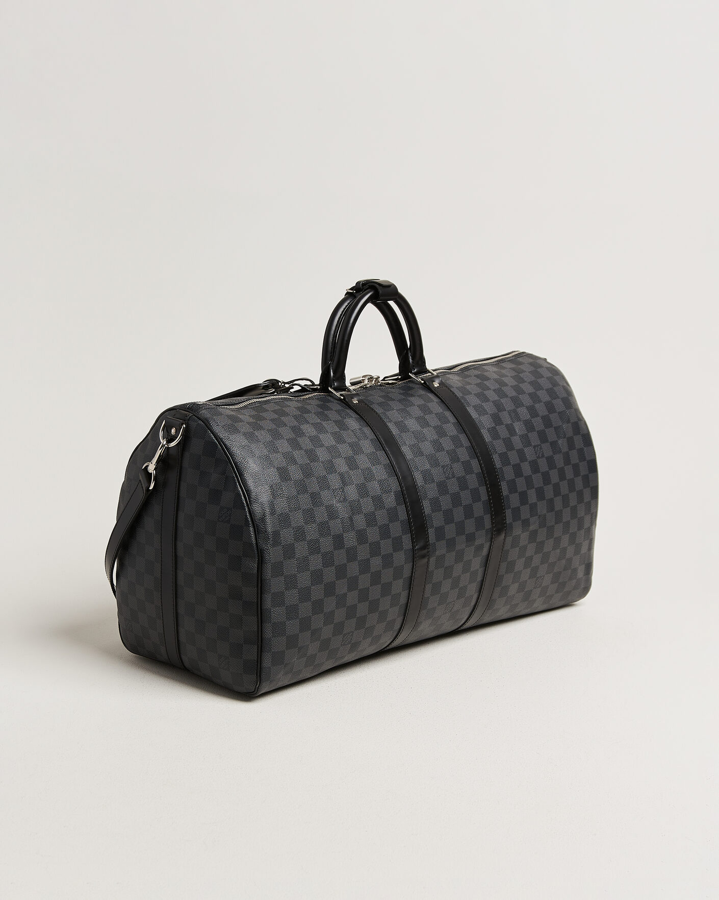 Mies | Pre-Owned & Vintage Bags | Louis Vuitton Pre-Owned | Keepall Bandouliére 55 Damier Graphite