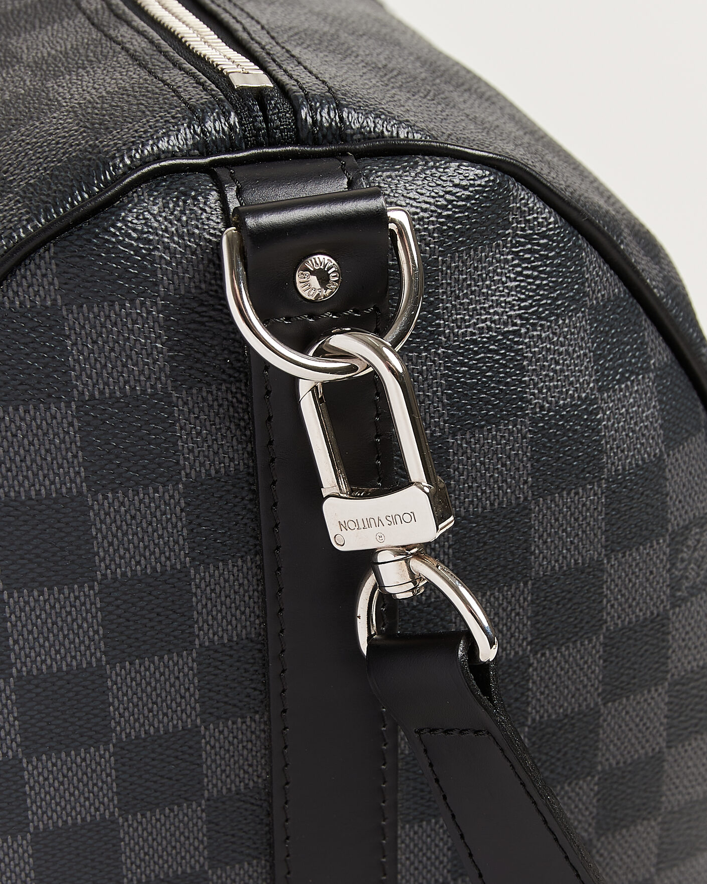 Mies | Pre-Owned & Vintage Bags | Louis Vuitton Pre-Owned | Keepall Bandouliére 55 Damier Graphite