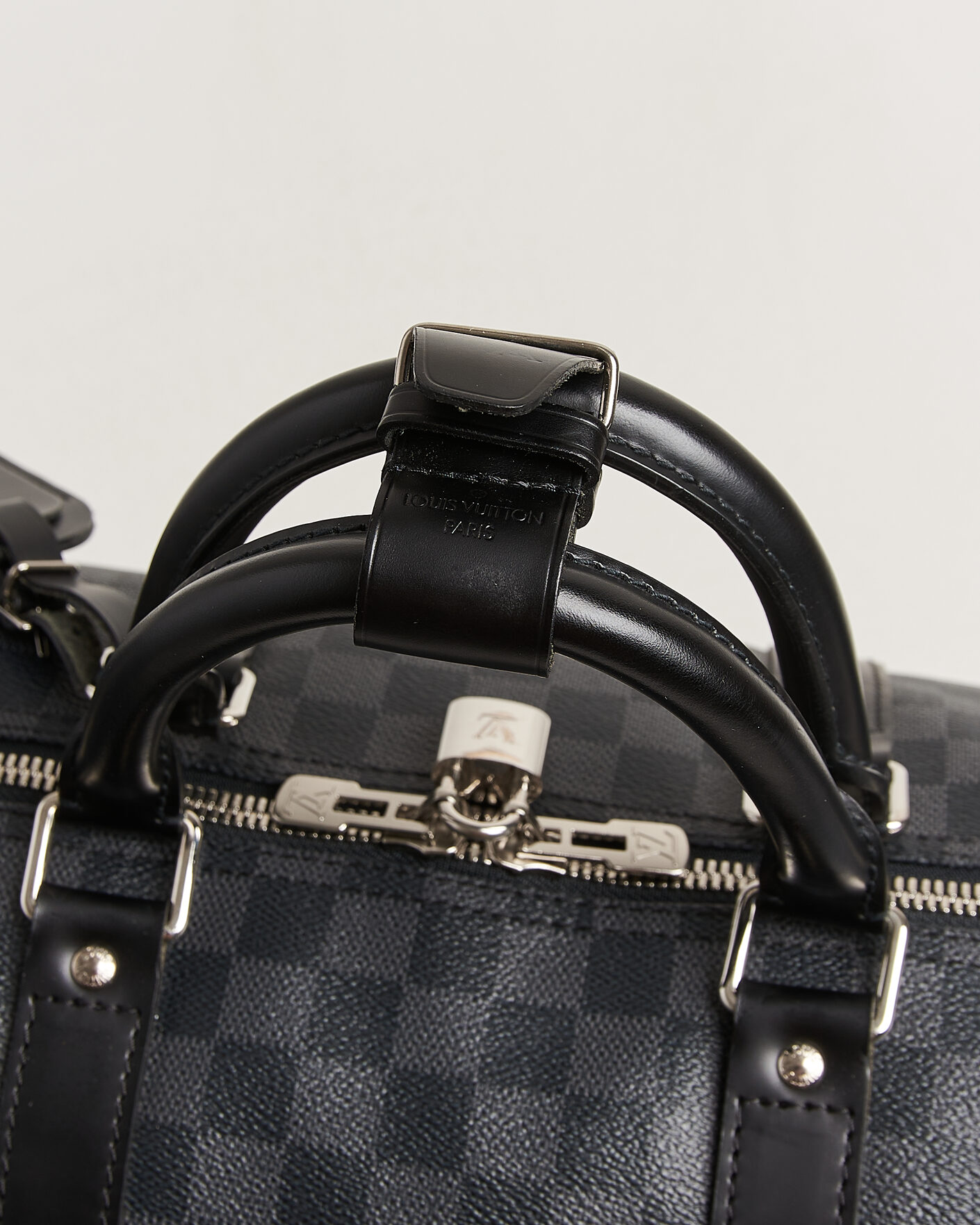 Mies | Pre-Owned & Vintage Bags | Louis Vuitton Pre-Owned | Keepall Bandouliére 55 Damier Graphite