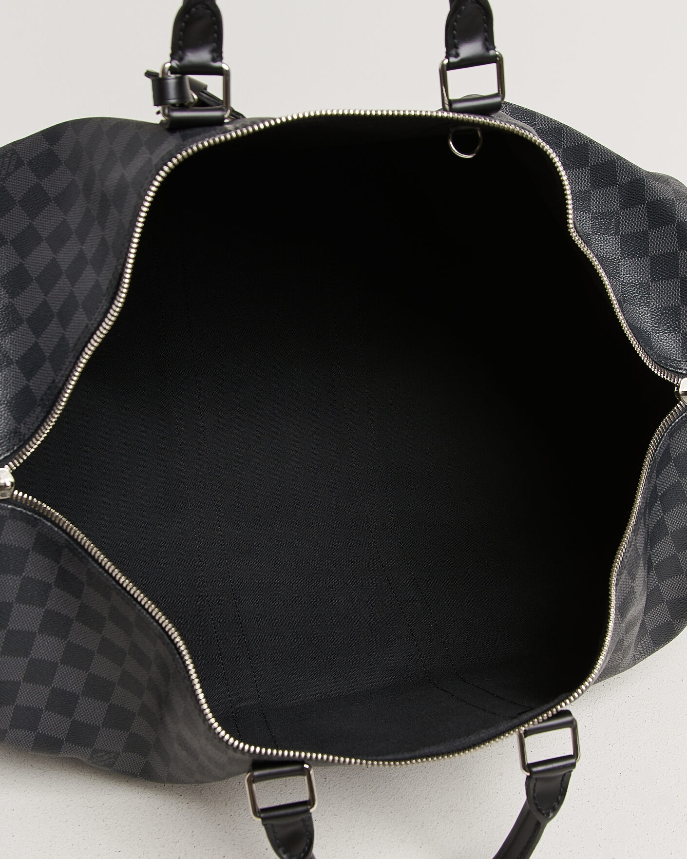 Mies | Pre-Owned & Vintage Bags | Louis Vuitton Pre-Owned | Keepall Bandouliére 55 Damier Graphite