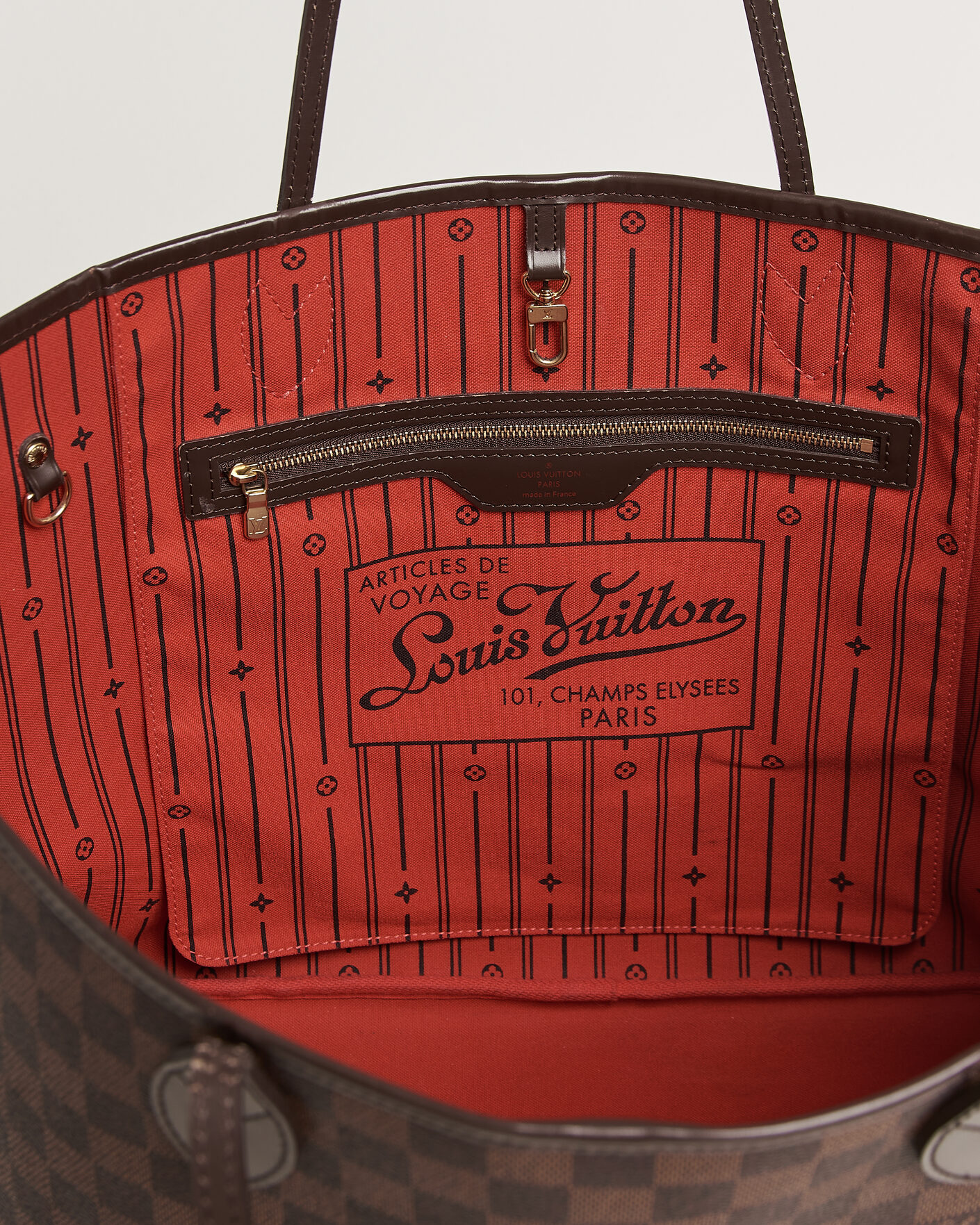 Mies | Pre-Owned & Vintage Bags | Louis Vuitton Pre-Owned | Neverfull GM Damier Ebene