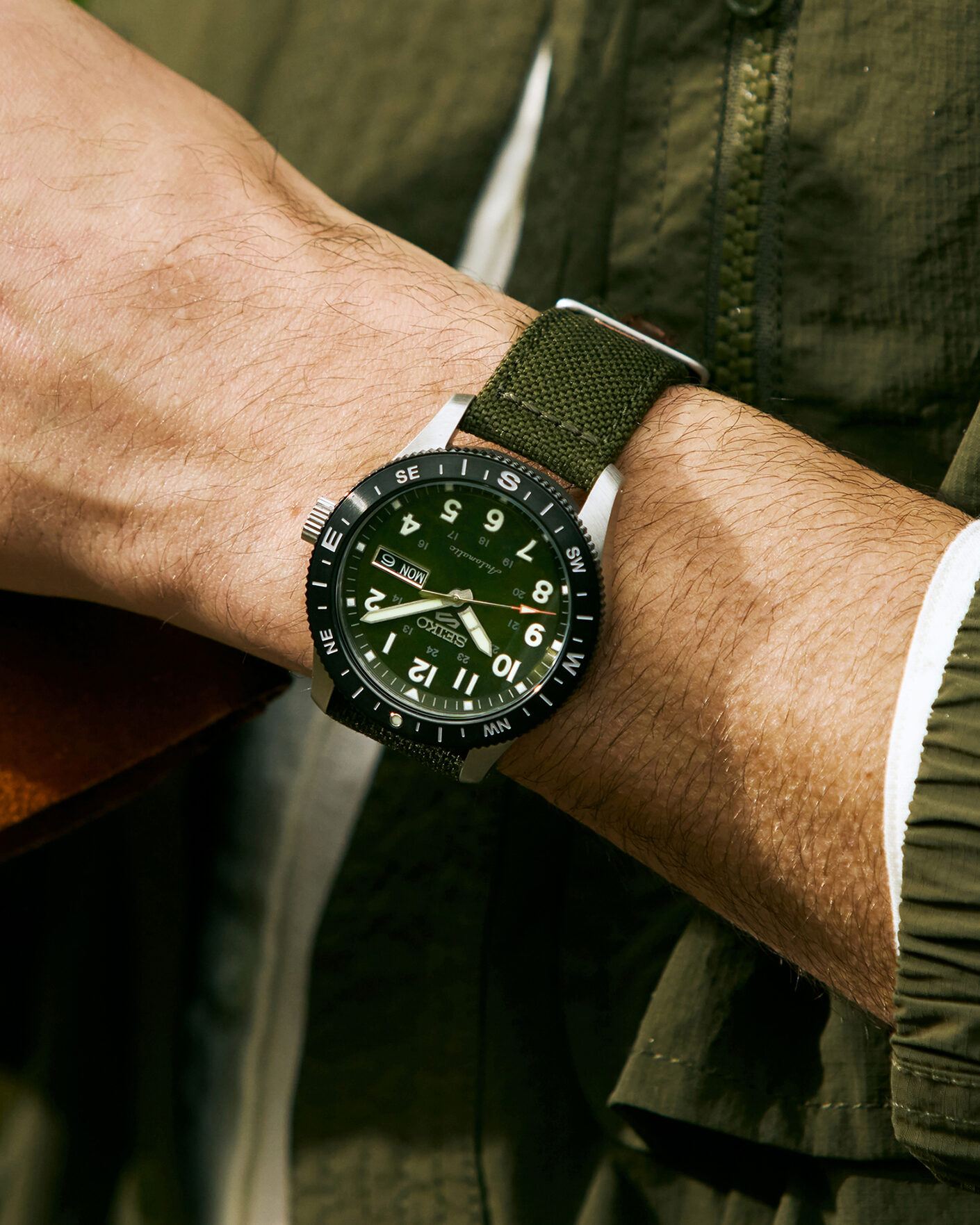Mies | Seiko 5 Sports Automatic Field Watch 41mm Green Dial | Seiko | 5 Sports Automatic Field Watch 41mm Green Dial