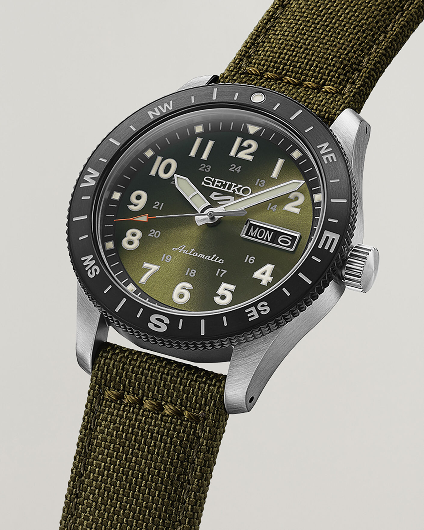 Mies | Seiko 5 Sports Automatic Field Watch 41mm Green Dial | Seiko | 5 Sports Automatic Field Watch 41mm Green Dial
