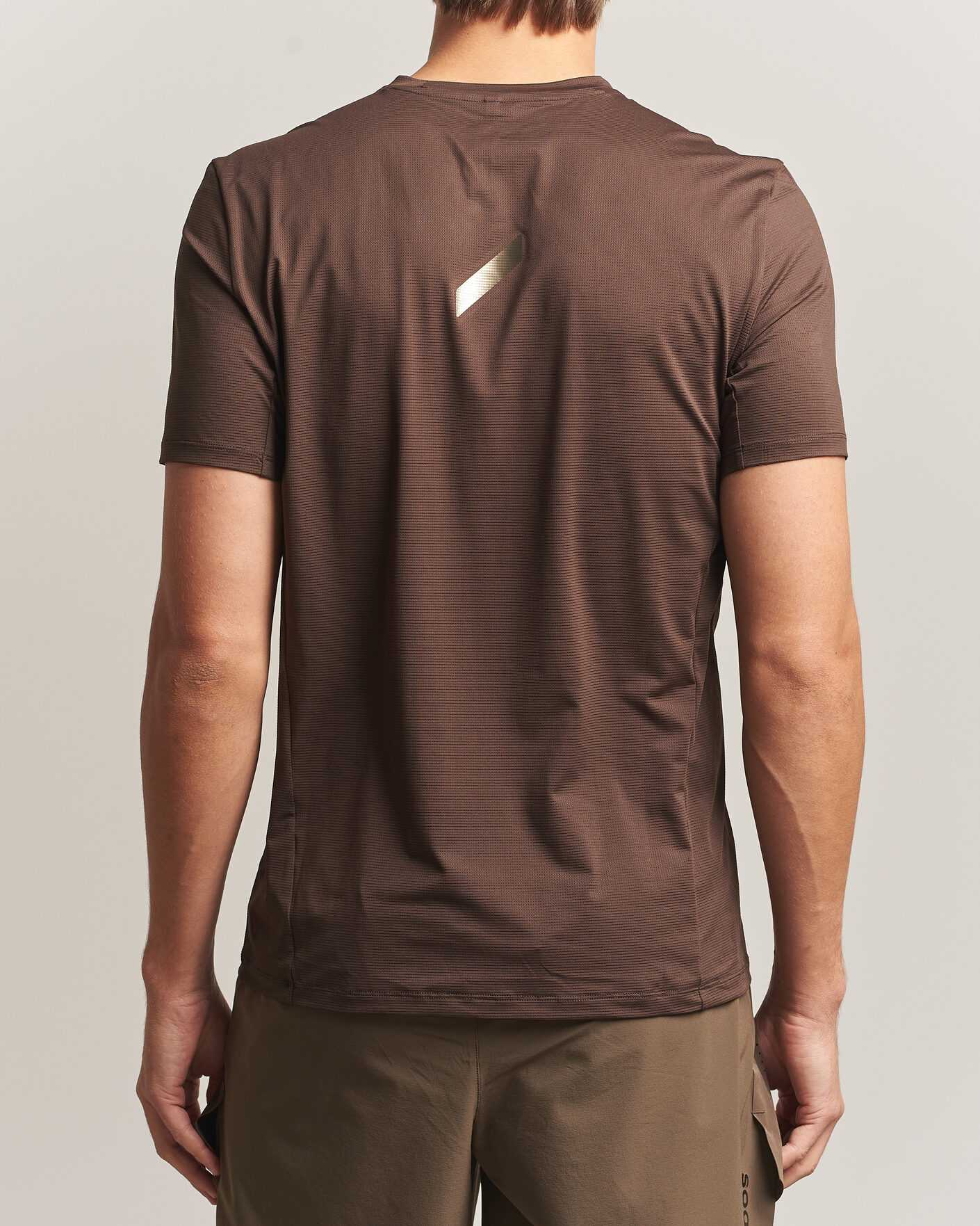 Mies | T-paidat | SOAR Running | Eco Tech T-Shirt Brown