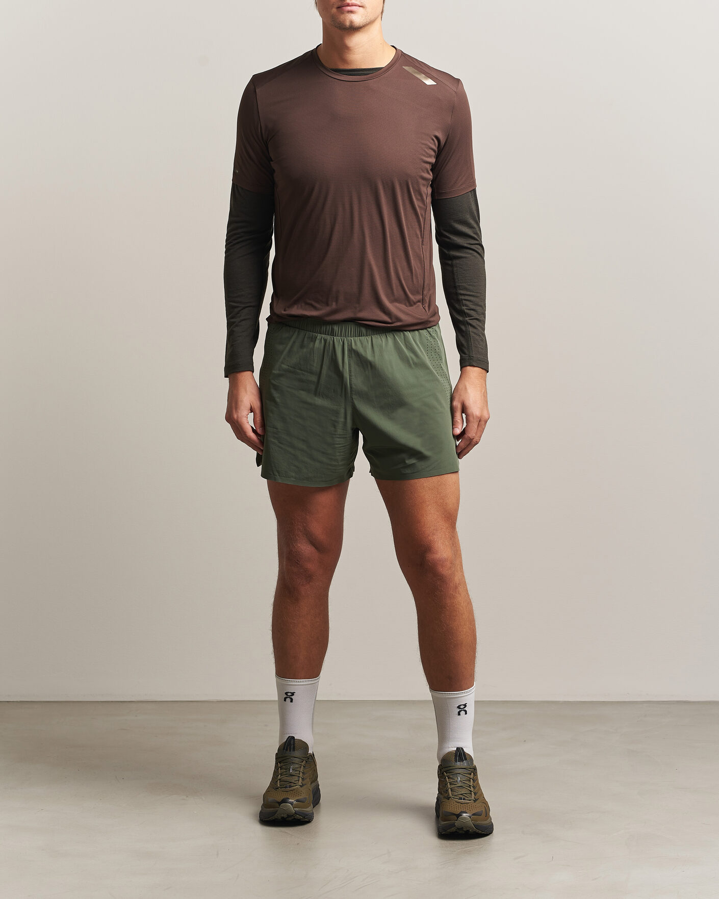 Mies | Shortsit | SOAR Running | Run Shorts Green