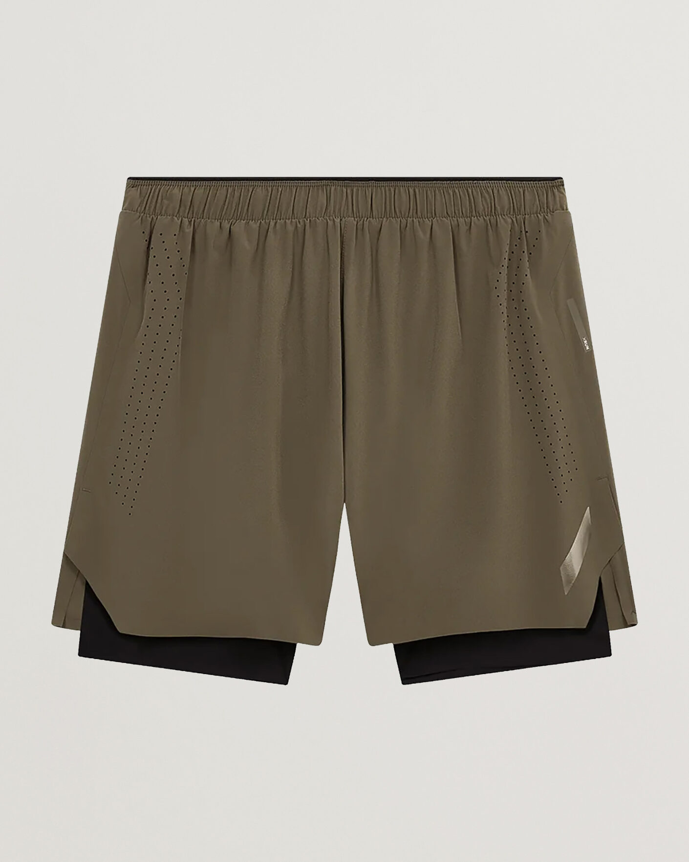 Mies | Shortsit | SOAR Running | Dual Run Shorts Khaki