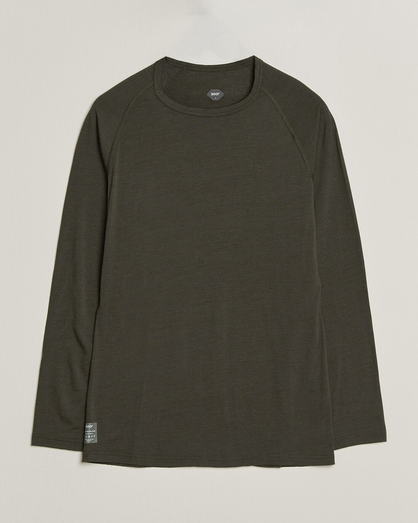 Mies | Puserot | SOAR Running | LS Merino/Silk Base Layer Forest