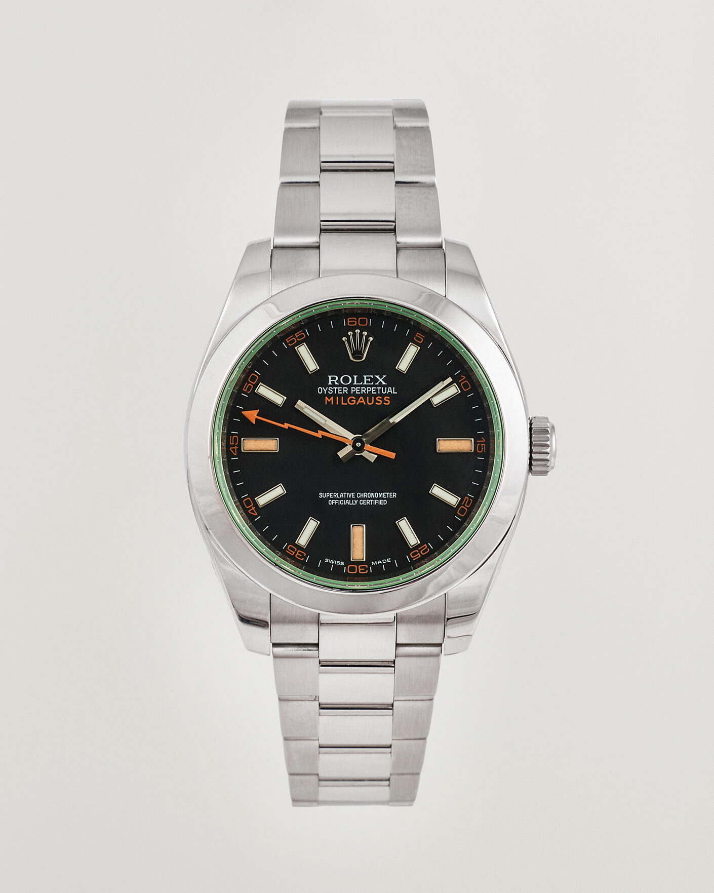 Mies | Pre-Owned & Vintage Watches | Rolex Pre-Owned | Milgauss Green