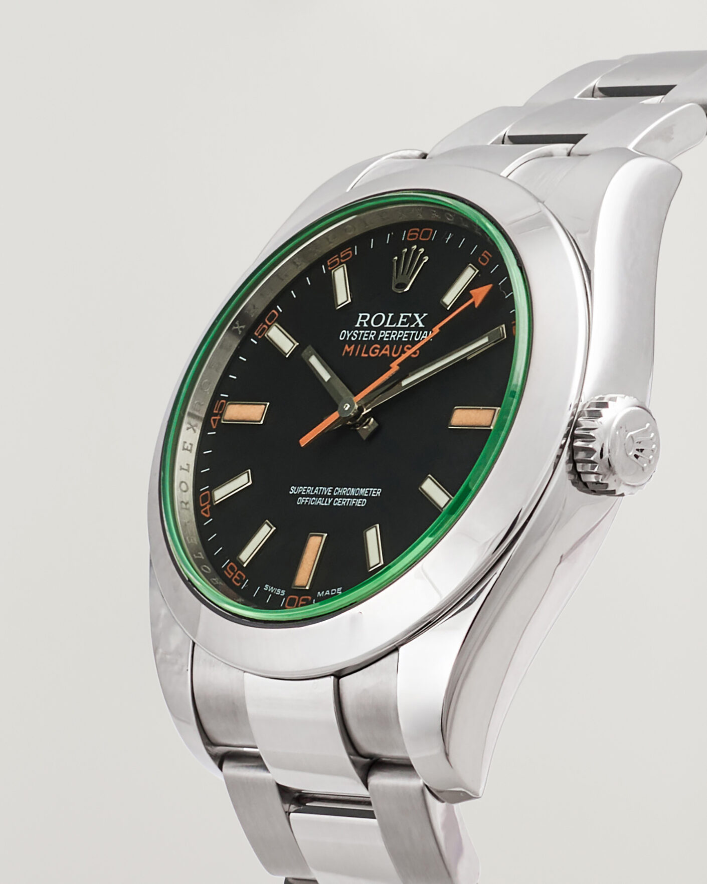 Mies | Pre-Owned & Vintage Watches | Rolex Pre-Owned | Milgauss Green