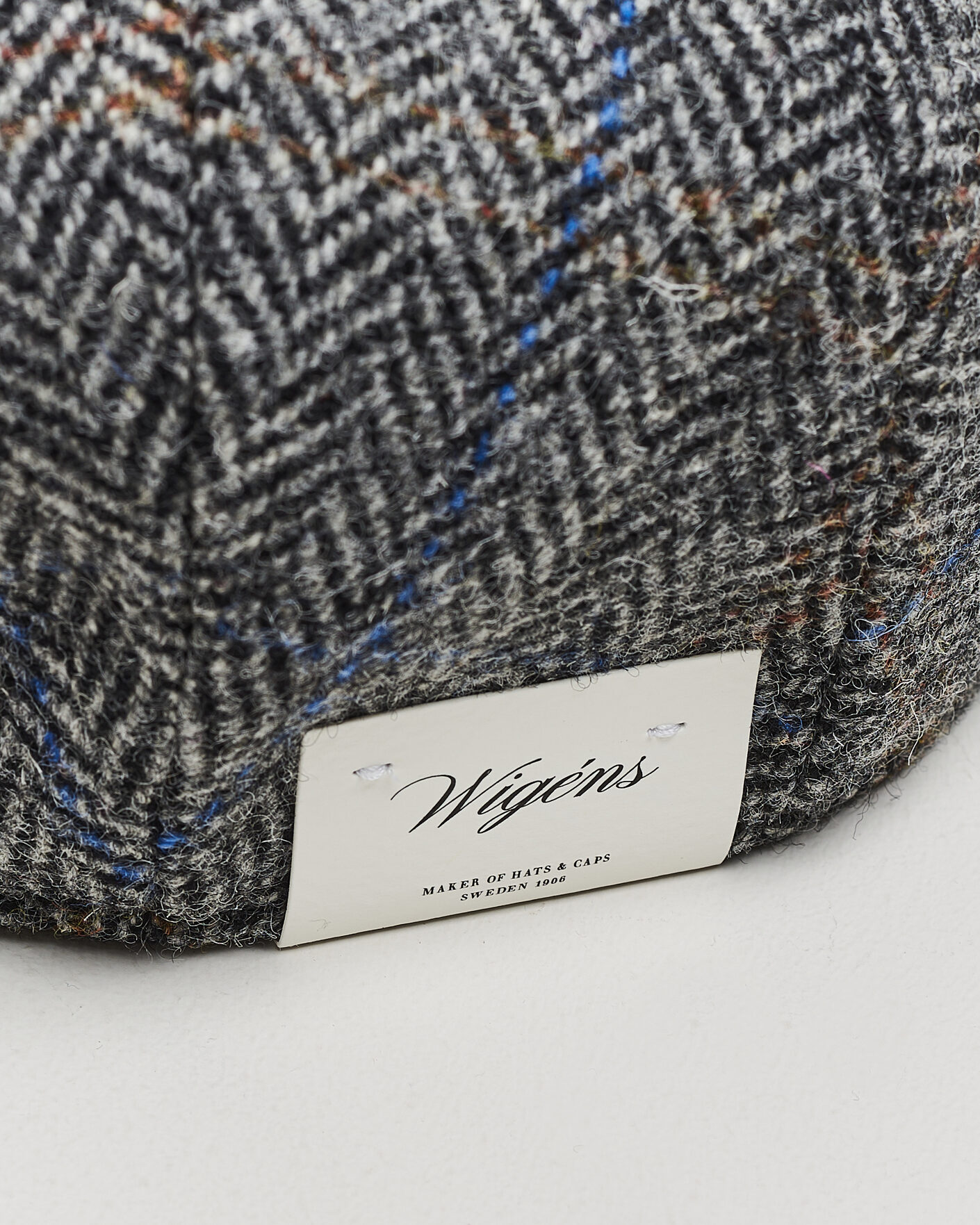 Mies | Päähineet | Wigéns | Ivy Contemporary Herringbone Cap Grey