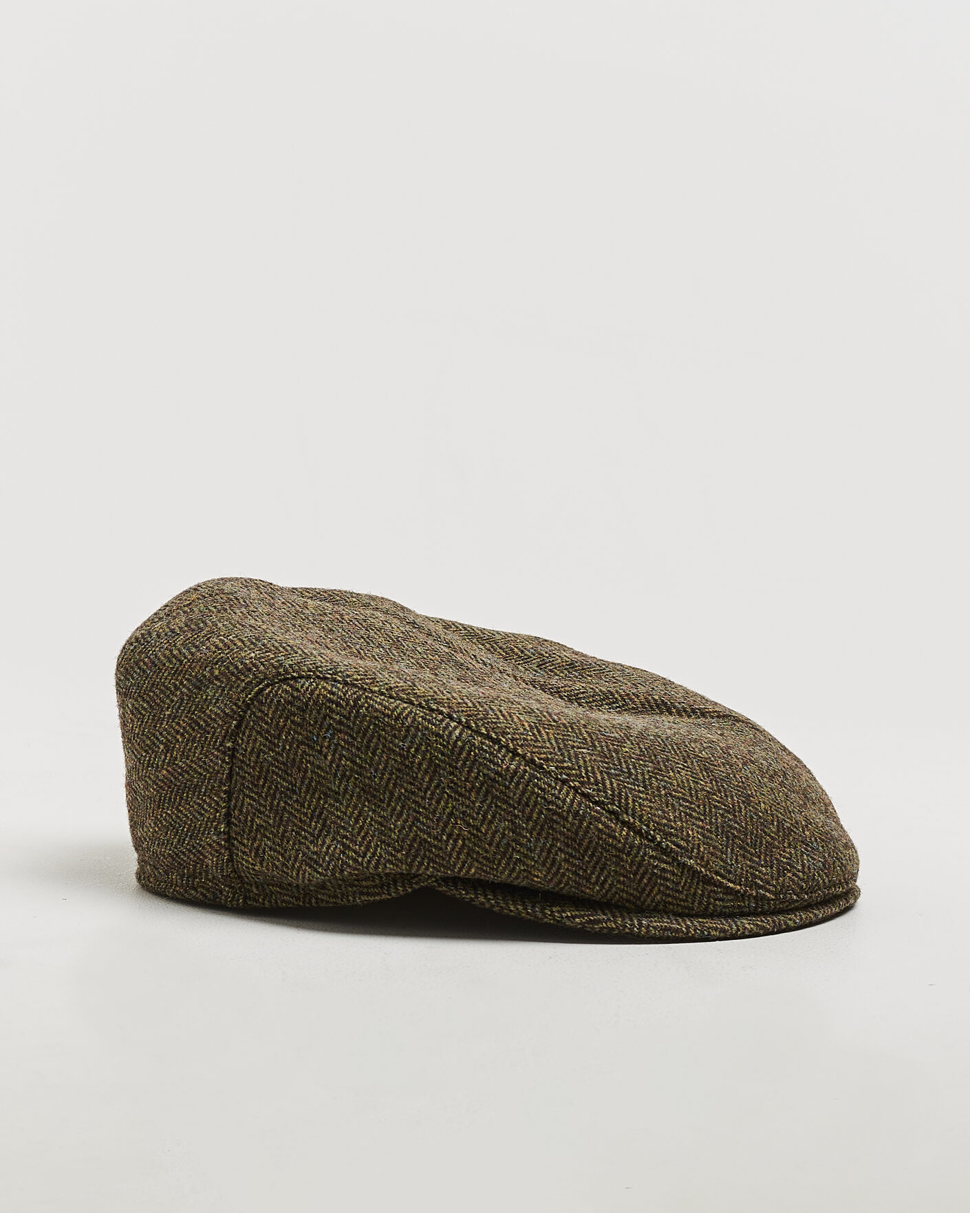 Mies | Päähineet | Wigéns | Ivy Slim Herringbone Cap Olive