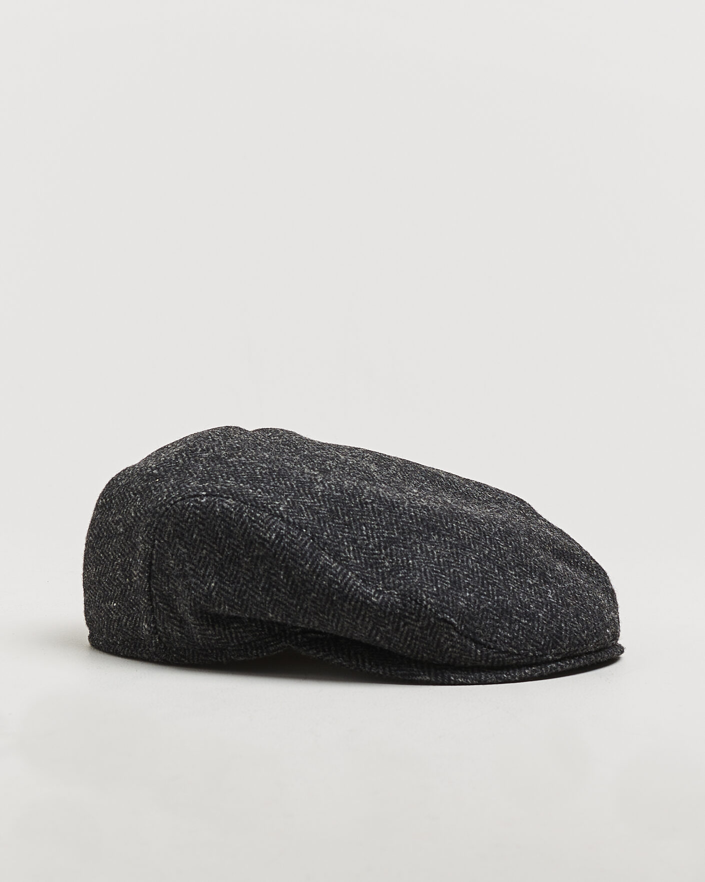Mies | Päähineet | Wigéns | Ivy Slim Herringbone Cap Dark Grey