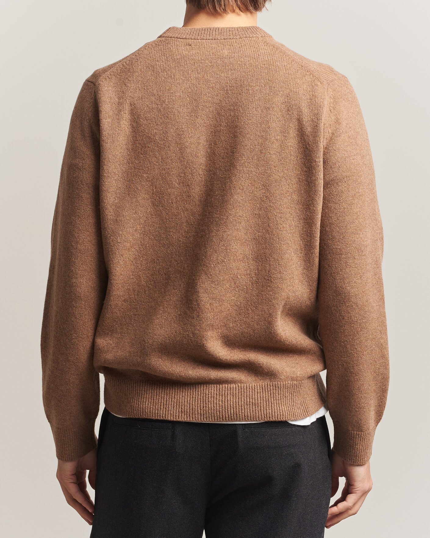 Mies | Puserot | Samsøe Samsøe | Isak Knitted Crew Neck Lead Gray