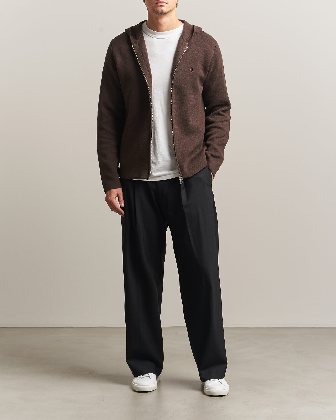 Mies | Puserot | Samsøe Samsøe | Niklas Full Zip Hoodie Delicioso