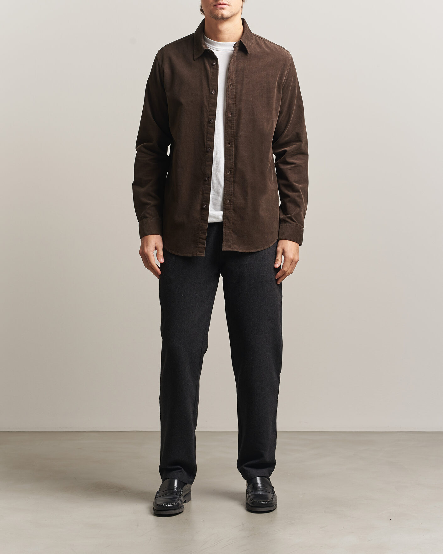 Mies | Kauluspaidat | Samsøe Samsøe | Liam Baby Cord Checked Shirt Delicioso