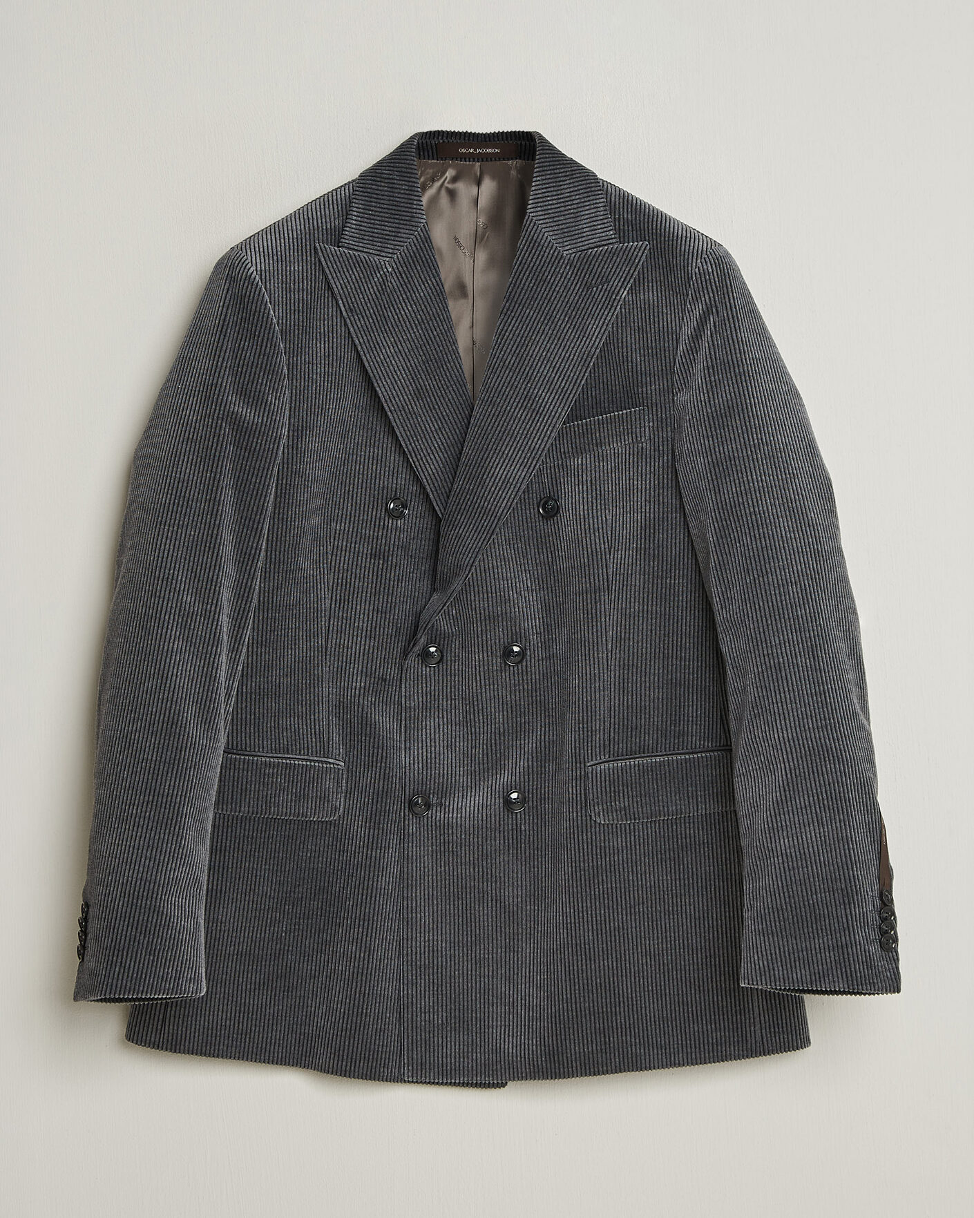 Mies | Pikkutakit | Oscar Jacobson | Farris Corduroy Blazer Grey