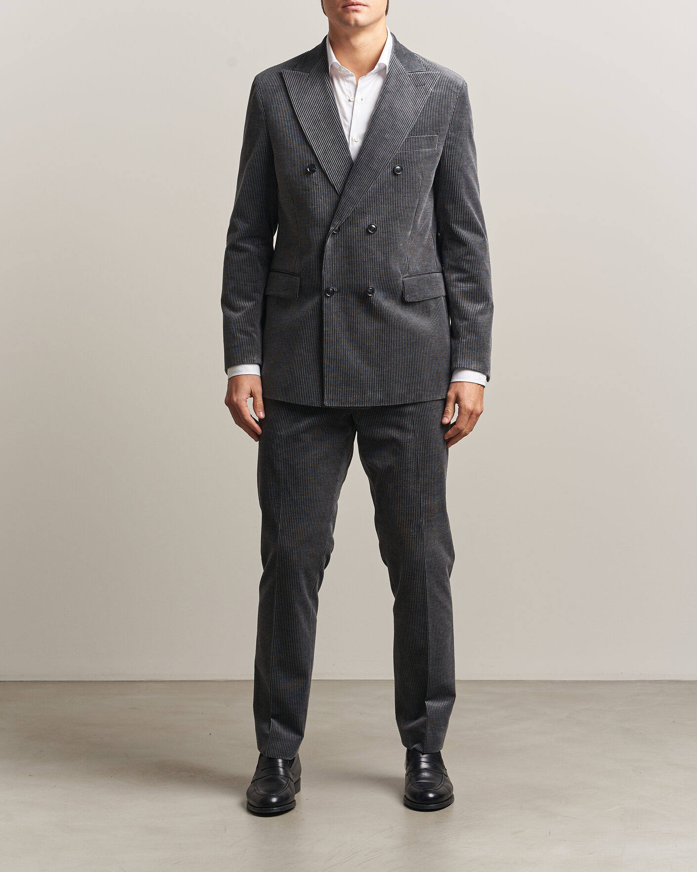 Mies | Pikkutakit | Oscar Jacobson | Farris Corduroy Blazer Grey