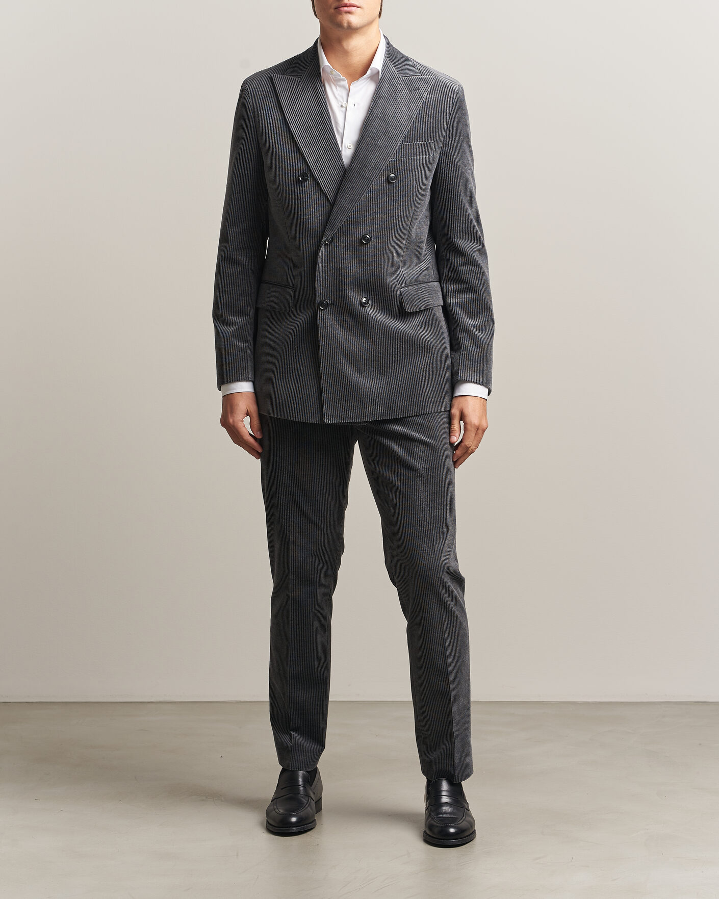 Mies | Housut | Oscar Jacobson | Dandy Corduroy Trousers Grey