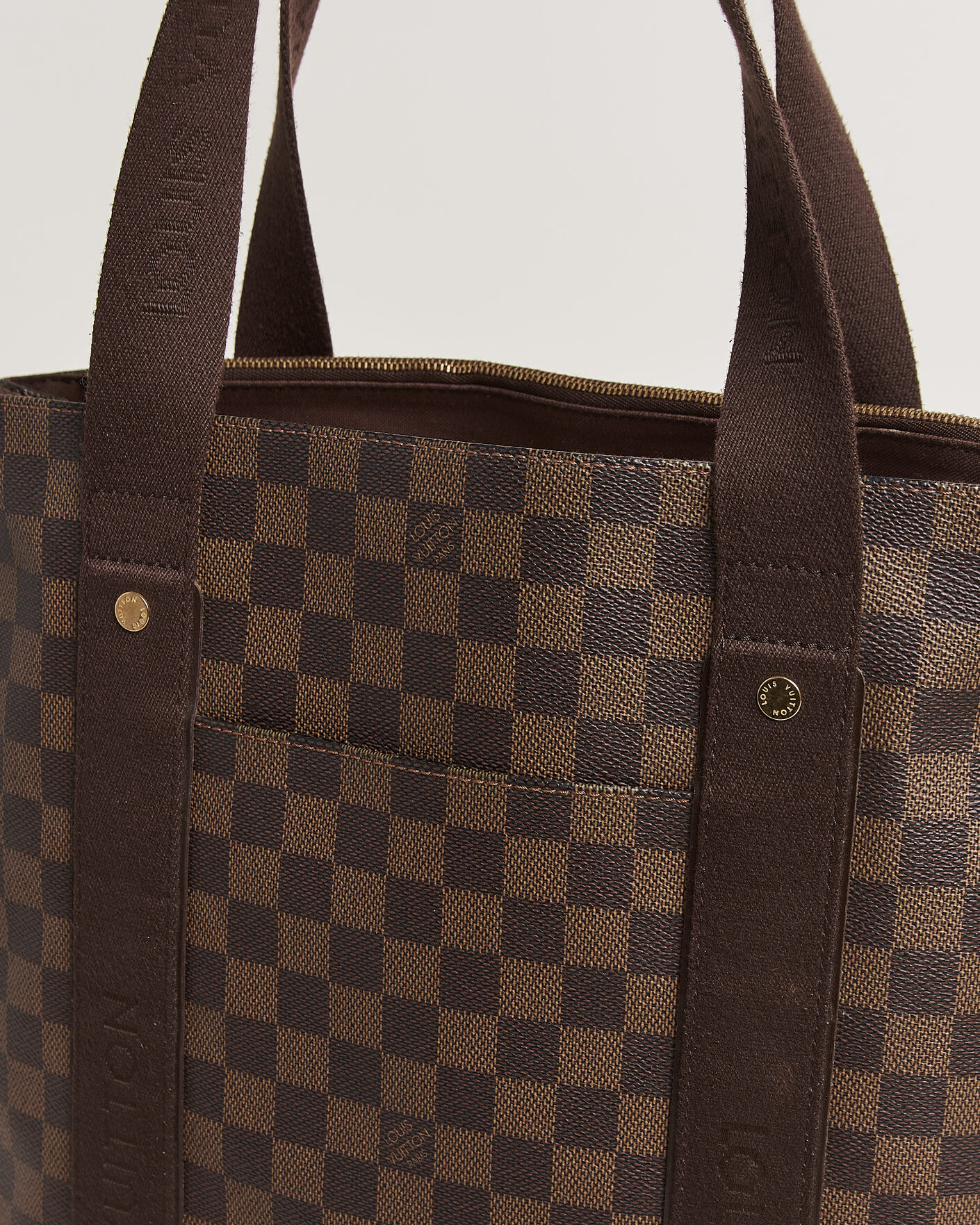 Mies | Pre-Owned & Vintage Bags | Louis Vuitton Pre-Owned | Cabas Bobur Tote Bag Damier Ebene