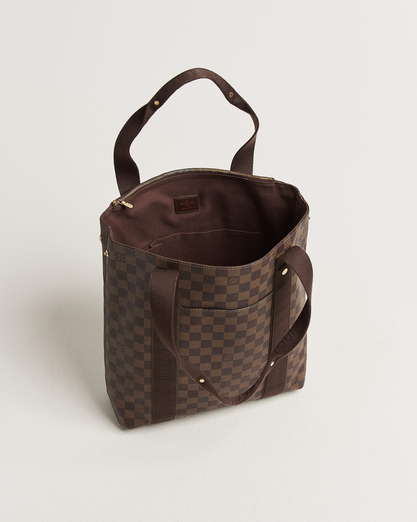 Mies | Pre-Owned & Vintage Bags | Louis Vuitton Pre-Owned | Cabas Bobur Tote Bag Damier Ebene