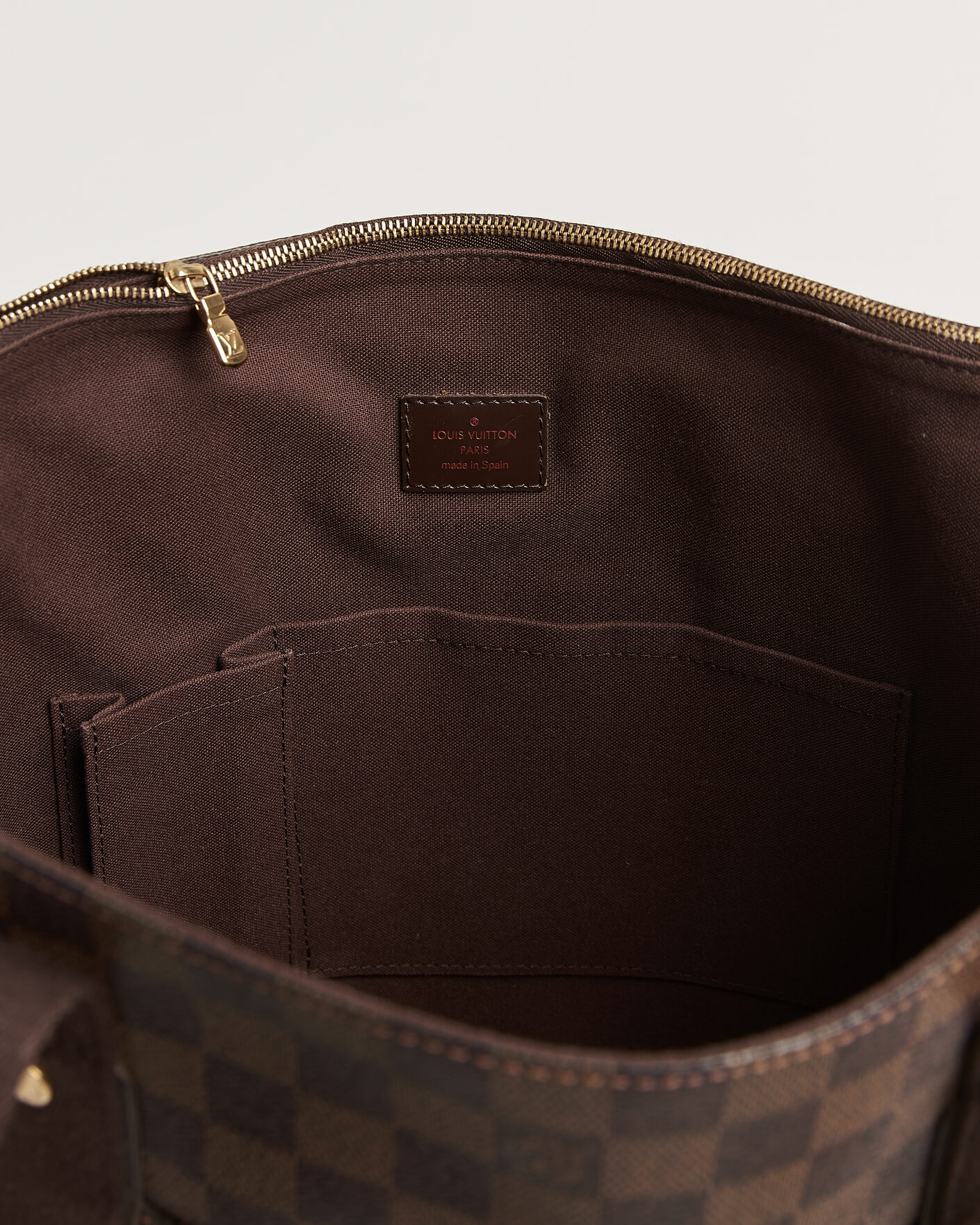 Mies | Pre-Owned & Vintage Bags | Louis Vuitton Pre-Owned | Cabas Bobur Tote Bag Damier Ebene