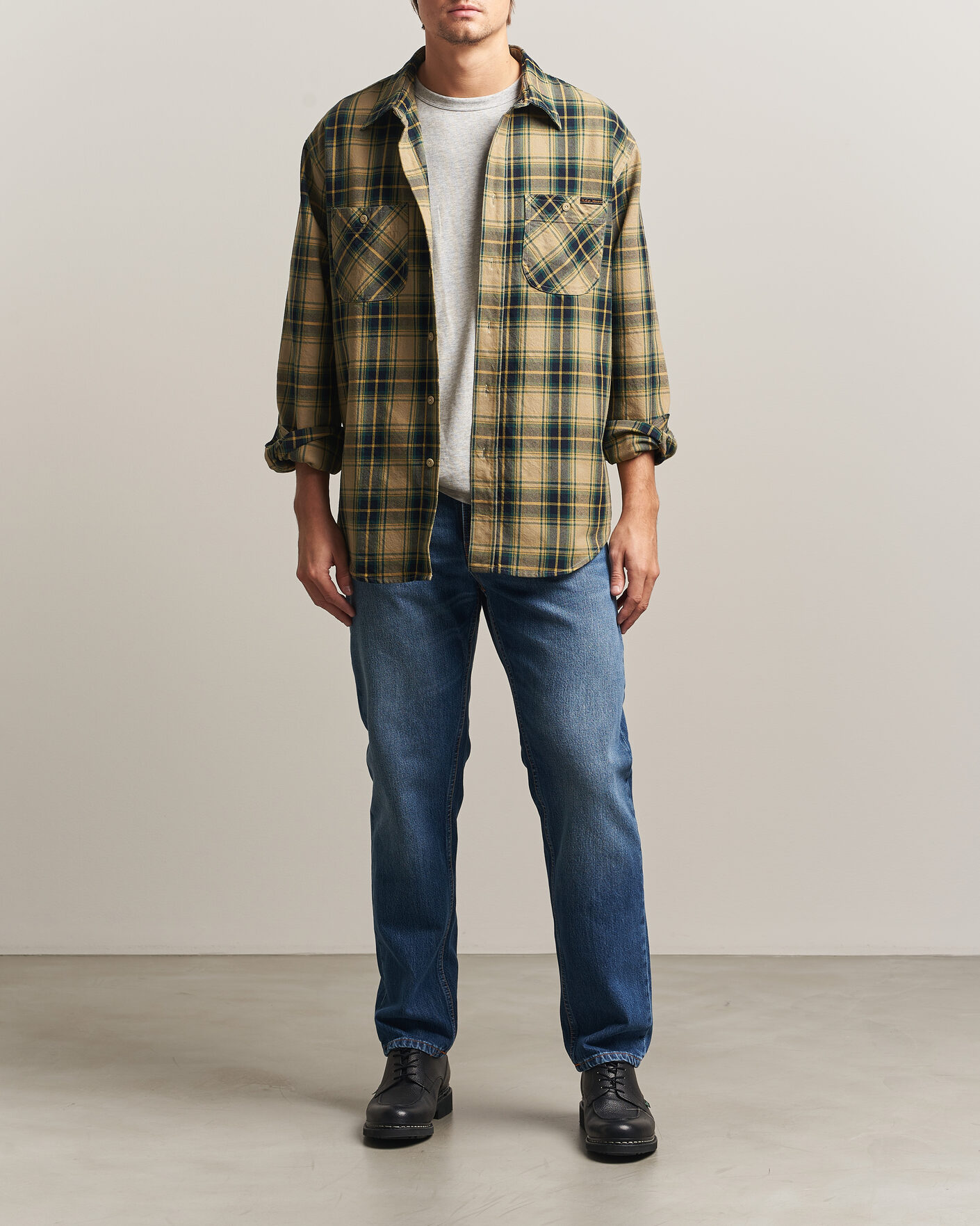 Mies | Kauluspaidat | Nudie Jeans | Julian Checked Worker Shirt Multi