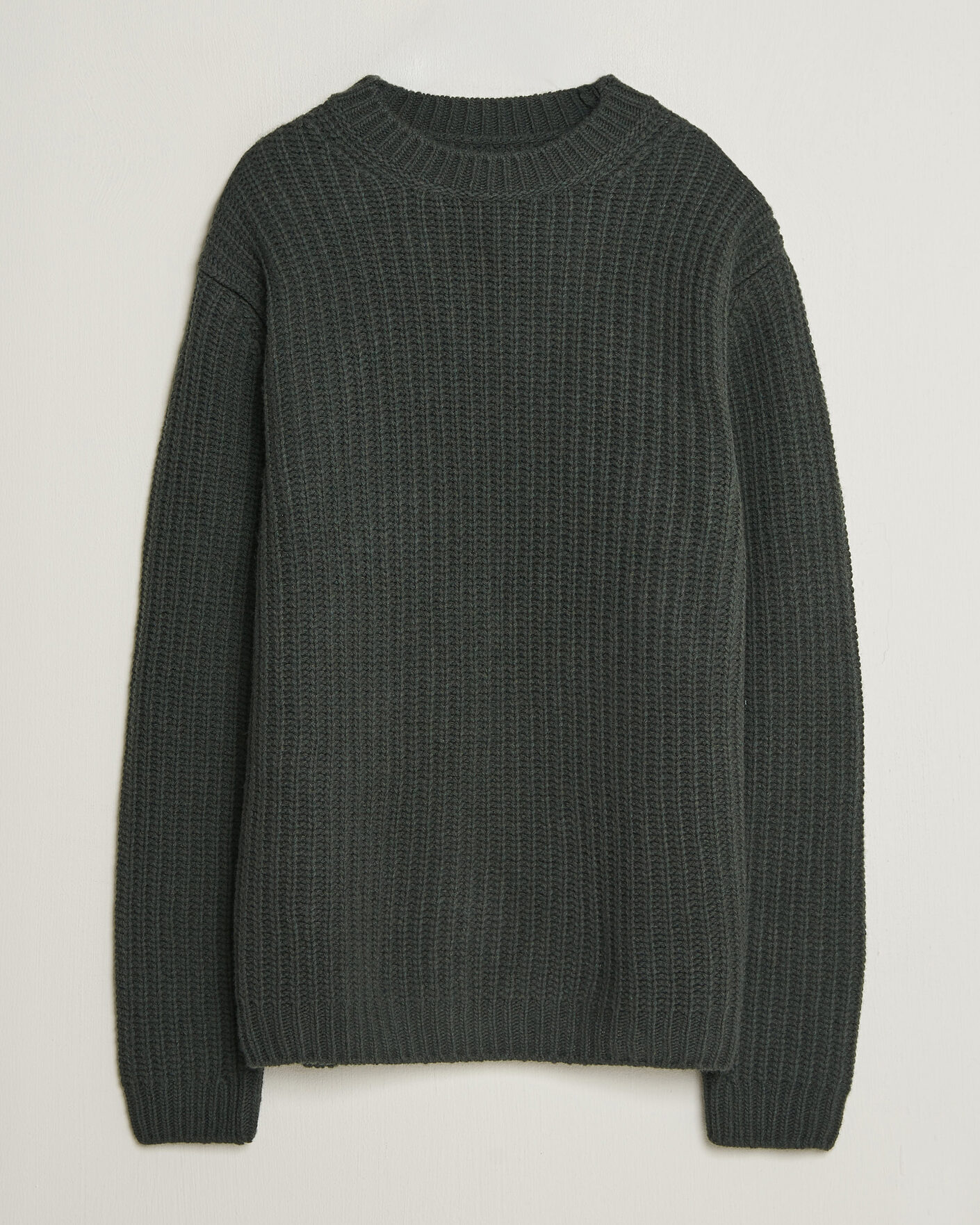 Mies | Puserot | Nudie Jeans | Gurry Chunky Knitted Sweater Racing Green